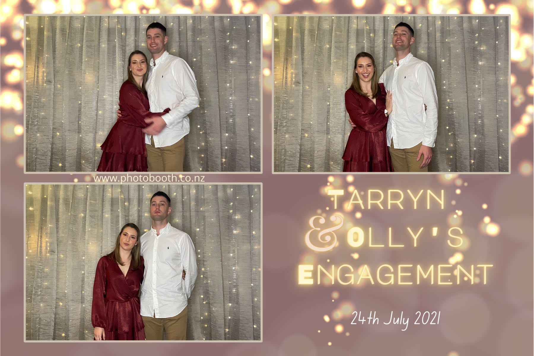 Tarryn & Olly's Engagement | View more photos from the event at gallery.photobooth.co.nz/u/SelfieCentral/Tarryn-Ollys-Engagement