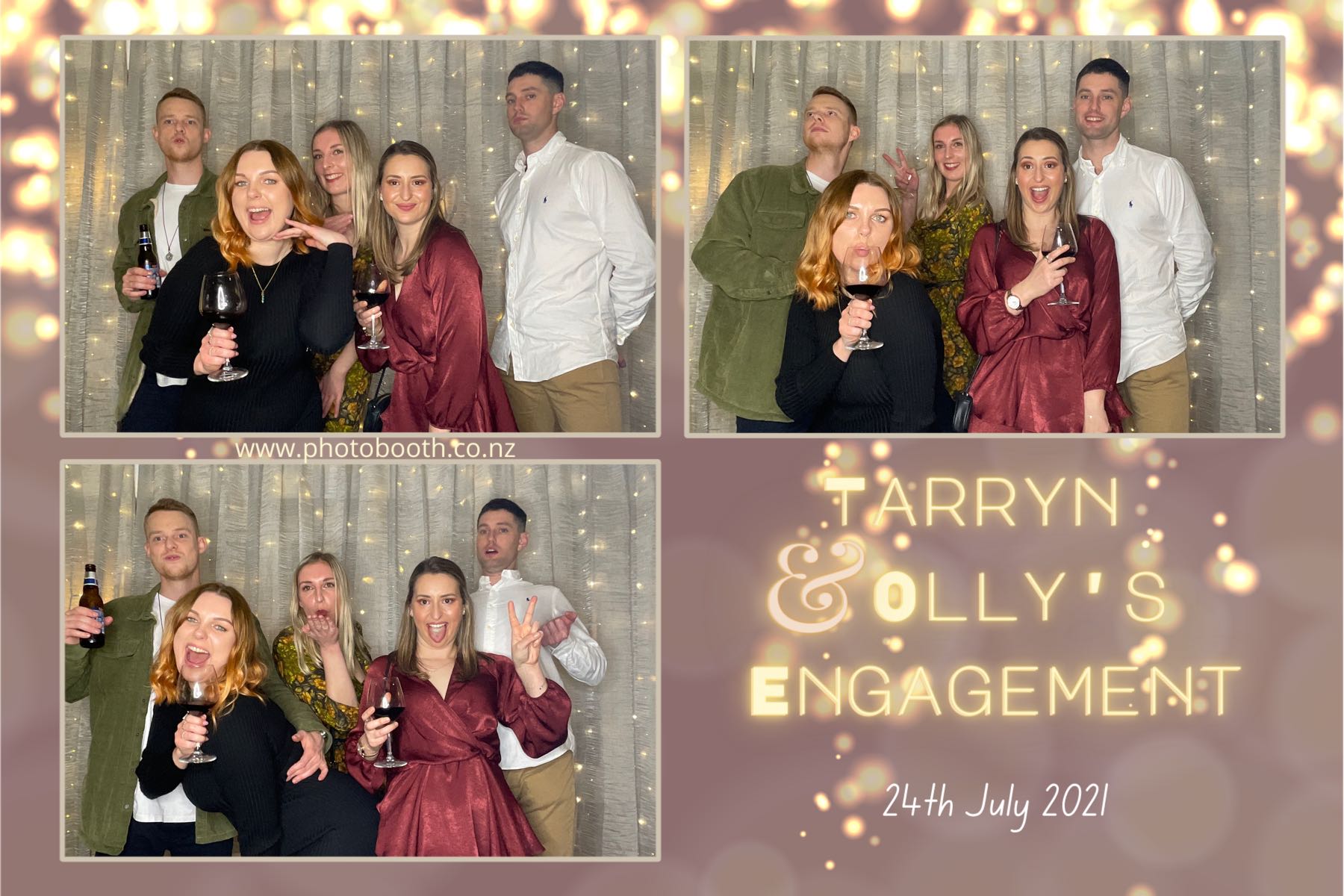 Tarryn & Olly's Engagement | View more photos from the event at gallery.photobooth.co.nz/u/SelfieCentral/Tarryn-Ollys-Engagement