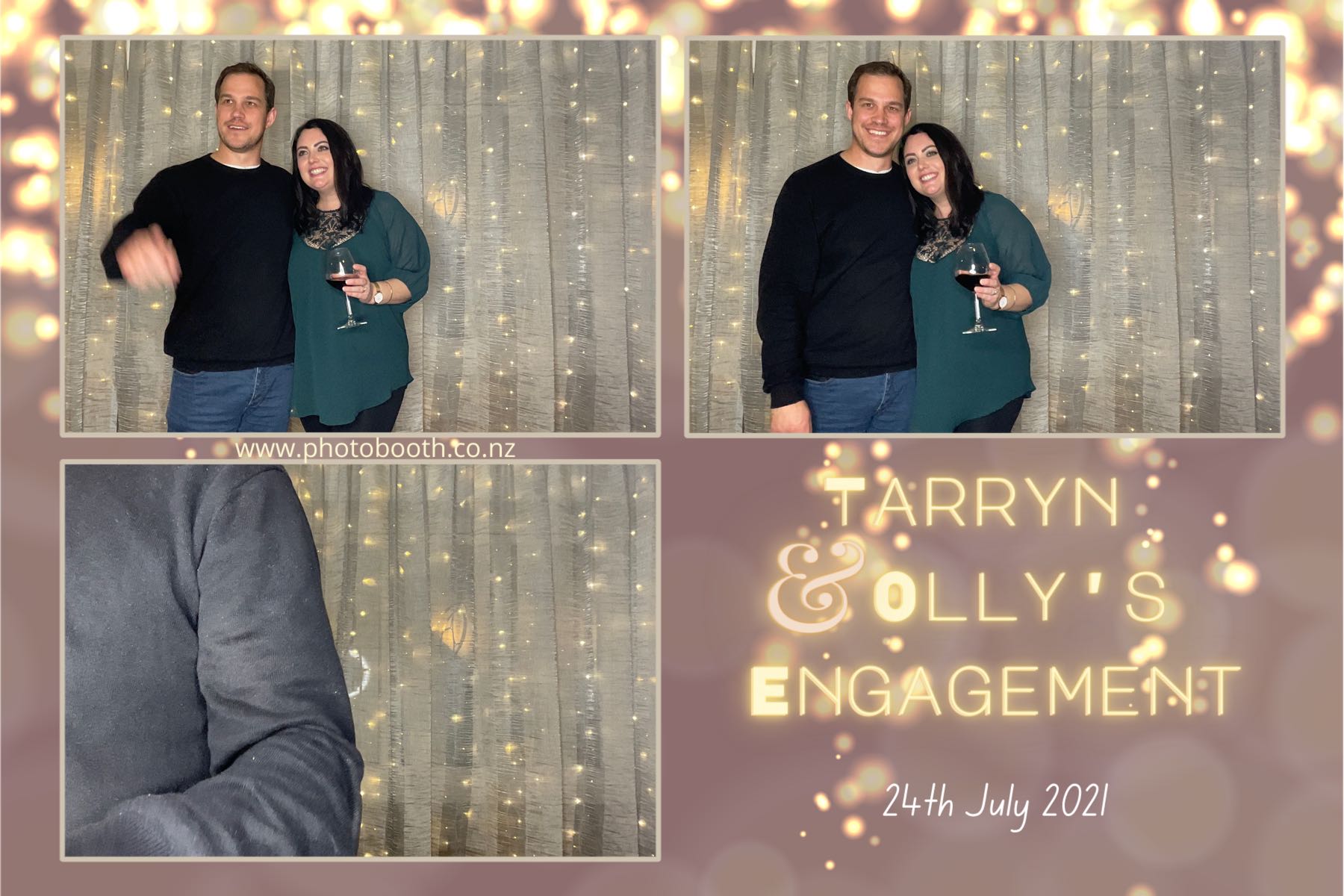 Tarryn & Olly's Engagement | View more photos from the event at gallery.photobooth.co.nz/u/SelfieCentral/Tarryn-Ollys-Engagement