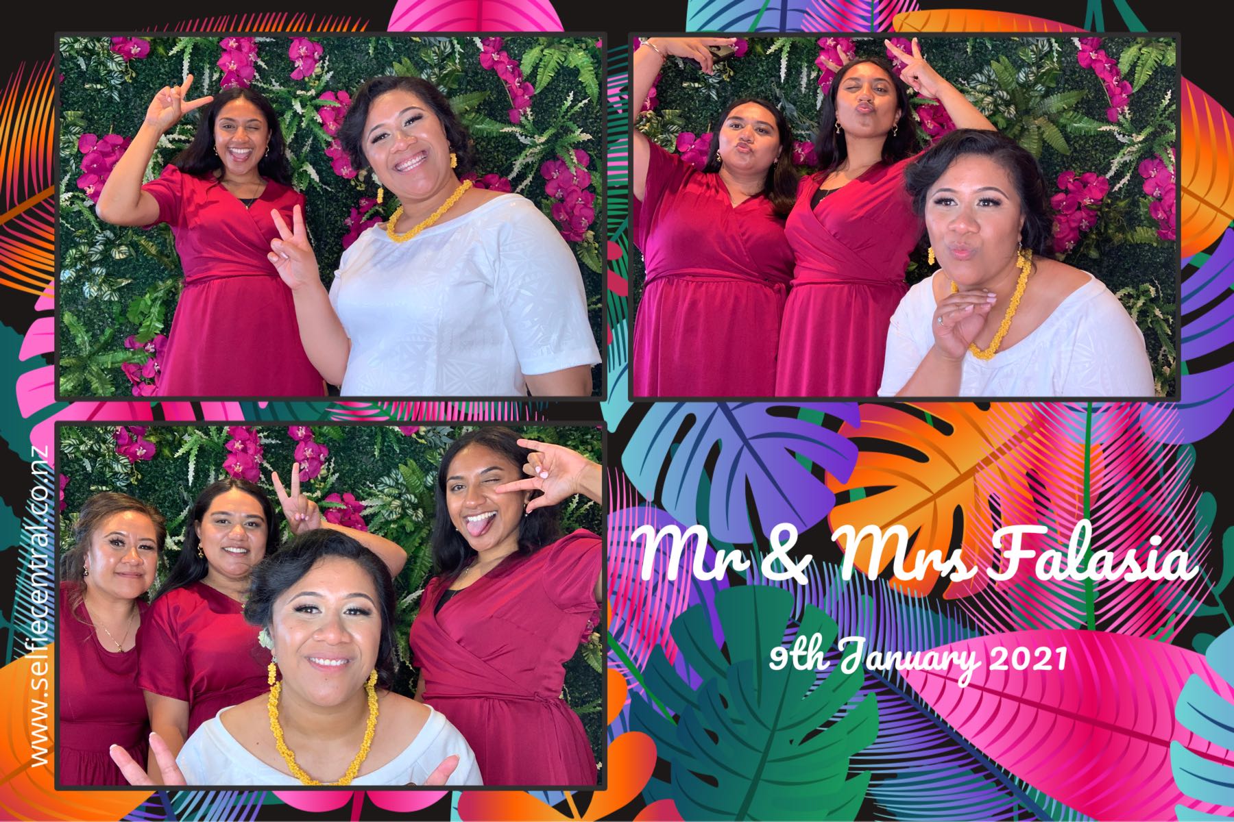 Tyrone & Matilda's wedding | View more photos from the event at gallery.photobooth.co.nz/u/SelfieCentral/Tyrone-Matildas-wedding