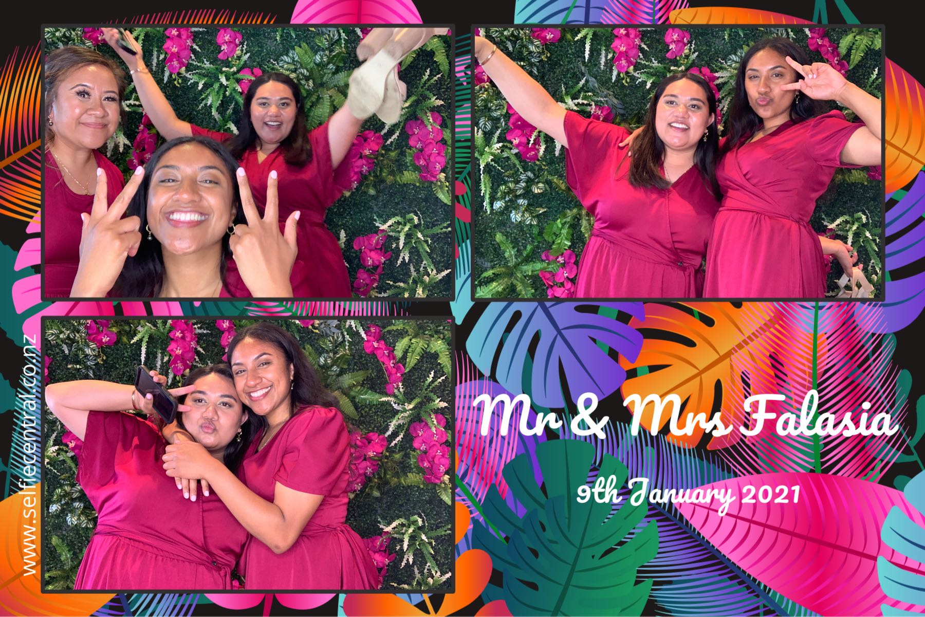 Tyrone & Matilda's wedding | View more photos from the event at gallery.photobooth.co.nz/u/SelfieCentral/Tyrone-Matildas-wedding