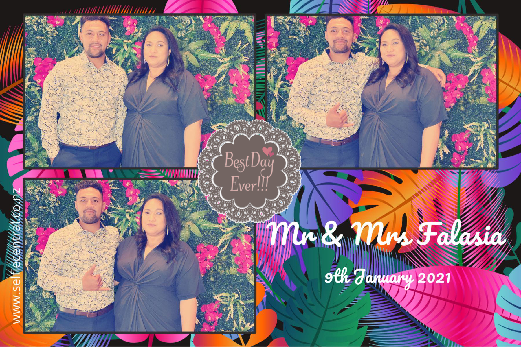 Tyrone & Matilda's wedding | View more photos from the event at gallery.photobooth.co.nz/u/SelfieCentral/Tyrone-Matildas-wedding