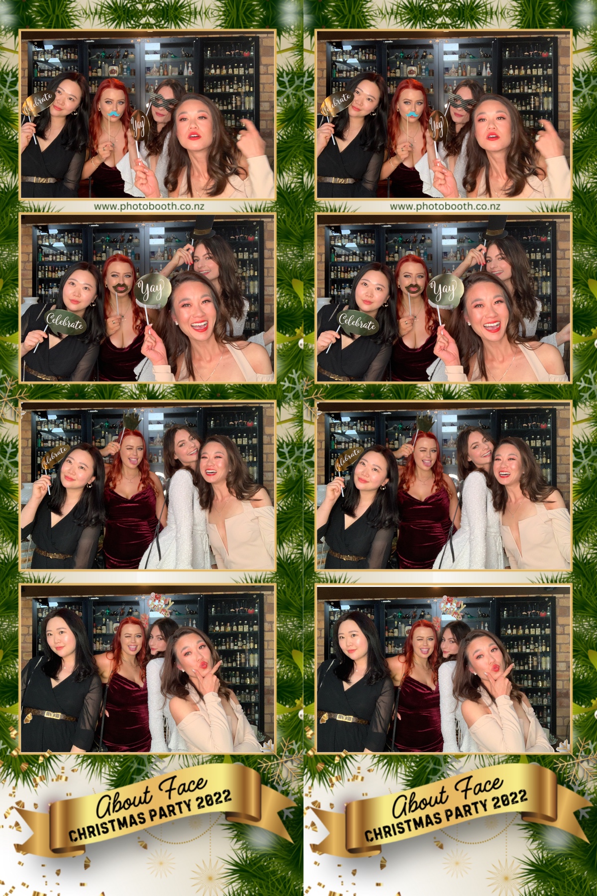 About Face Christmas Party | View more photos from the event at gallery.photobooth.co.nz/u/SelfieCentral/About-Face-Christmas-Party