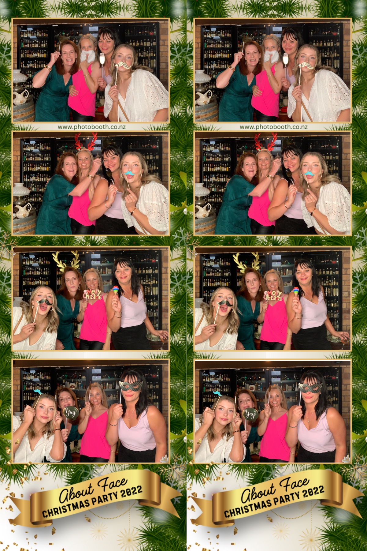 About Face Christmas Party | View more photos from the event at gallery.photobooth.co.nz/u/SelfieCentral/About-Face-Christmas-Party