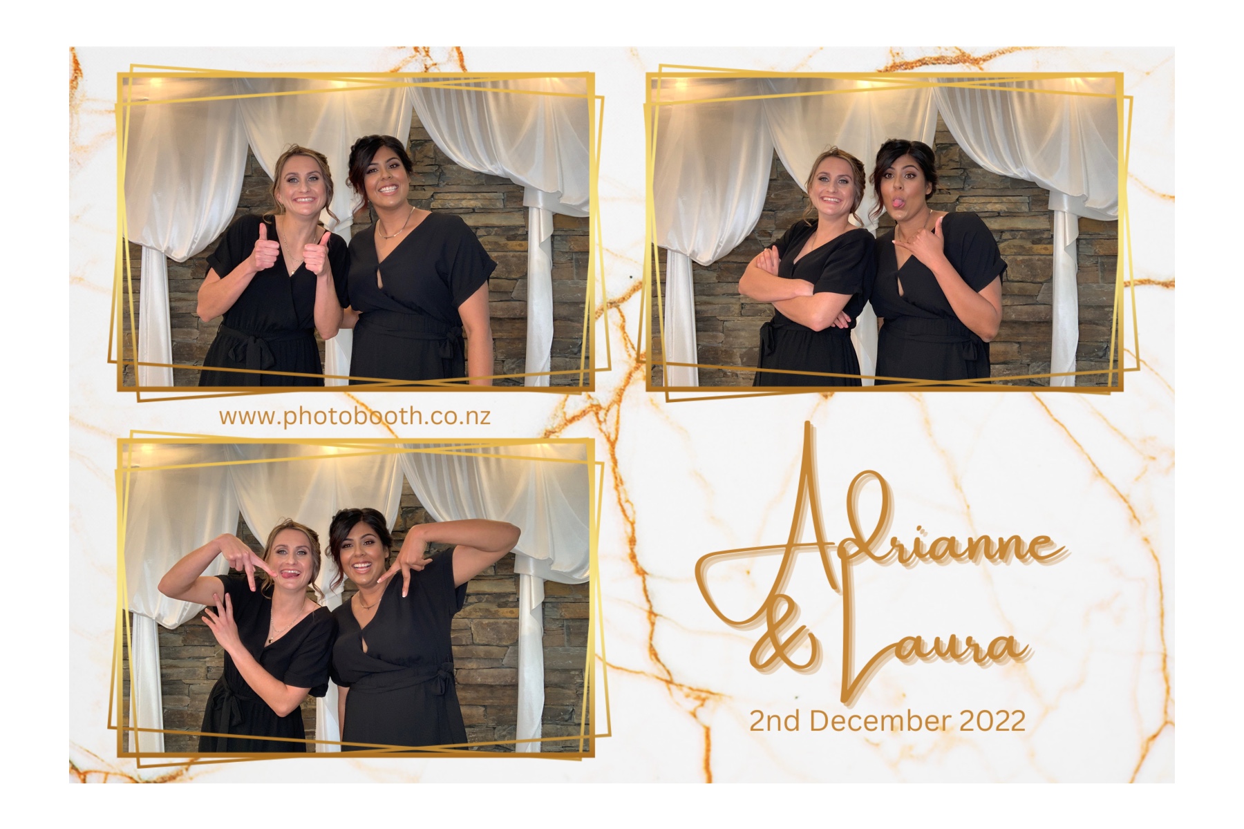 Adrienne & Laura's Wedding | View more photos from the event at gallery.photobooth.co.nz/u/SelfieCentral/Adrienne-Lauras-Wedding