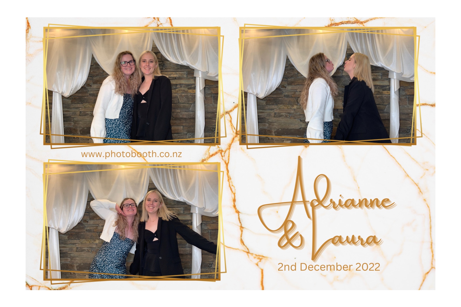 Adrienne & Laura's Wedding | View more photos from the event at gallery.photobooth.co.nz/u/SelfieCentral/Adrienne-Lauras-Wedding