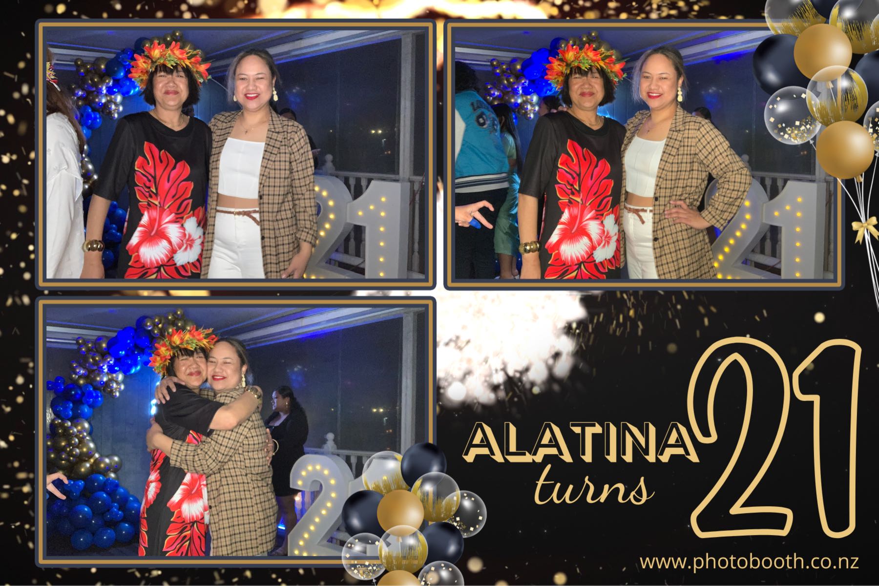 Ala's 21st Birthday Party | View more photos from the event at gallery.photobooth.co.nz/u/SelfieCentral/Alas-21st-Birthday-Party