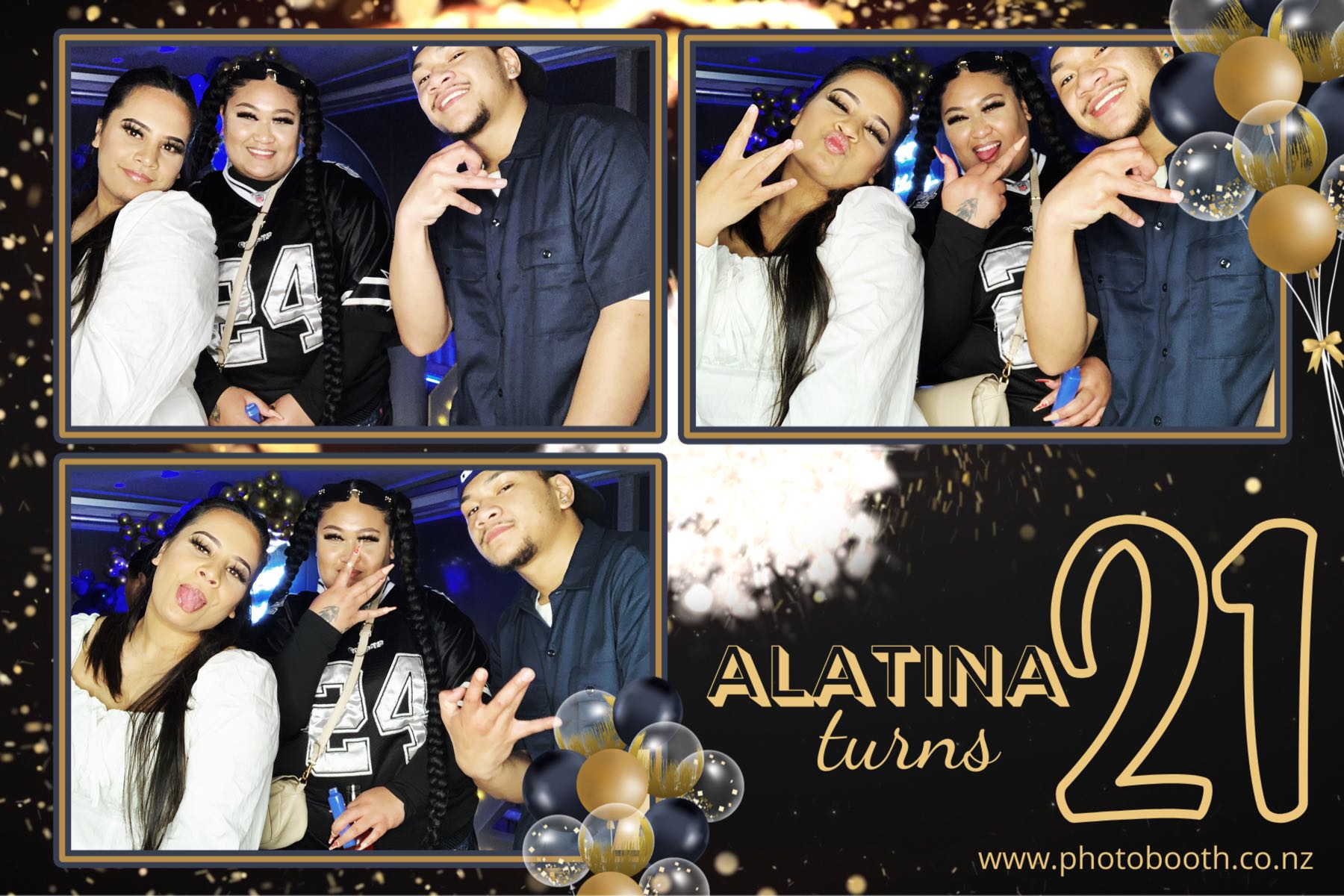 Ala's 21st Birthday Party | View more photos from the event at gallery.photobooth.co.nz/u/SelfieCentral/Alas-21st-Birthday-Party