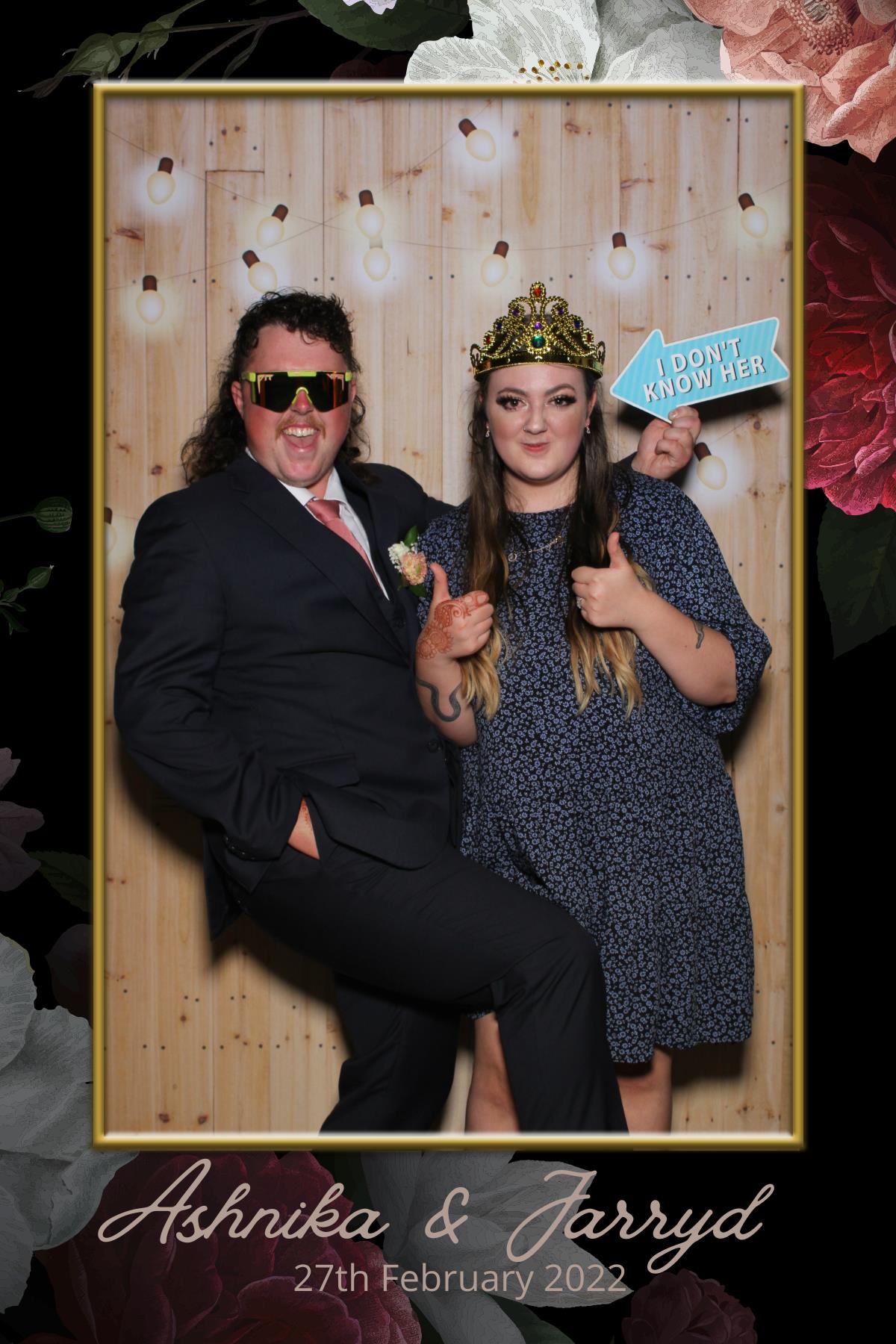 Ashnika & Jarryd's Wedding | View more photos from the event at gallery.photobooth.co.nz/u/SelfieCentral/Ashnika-Jarryds-Wedding