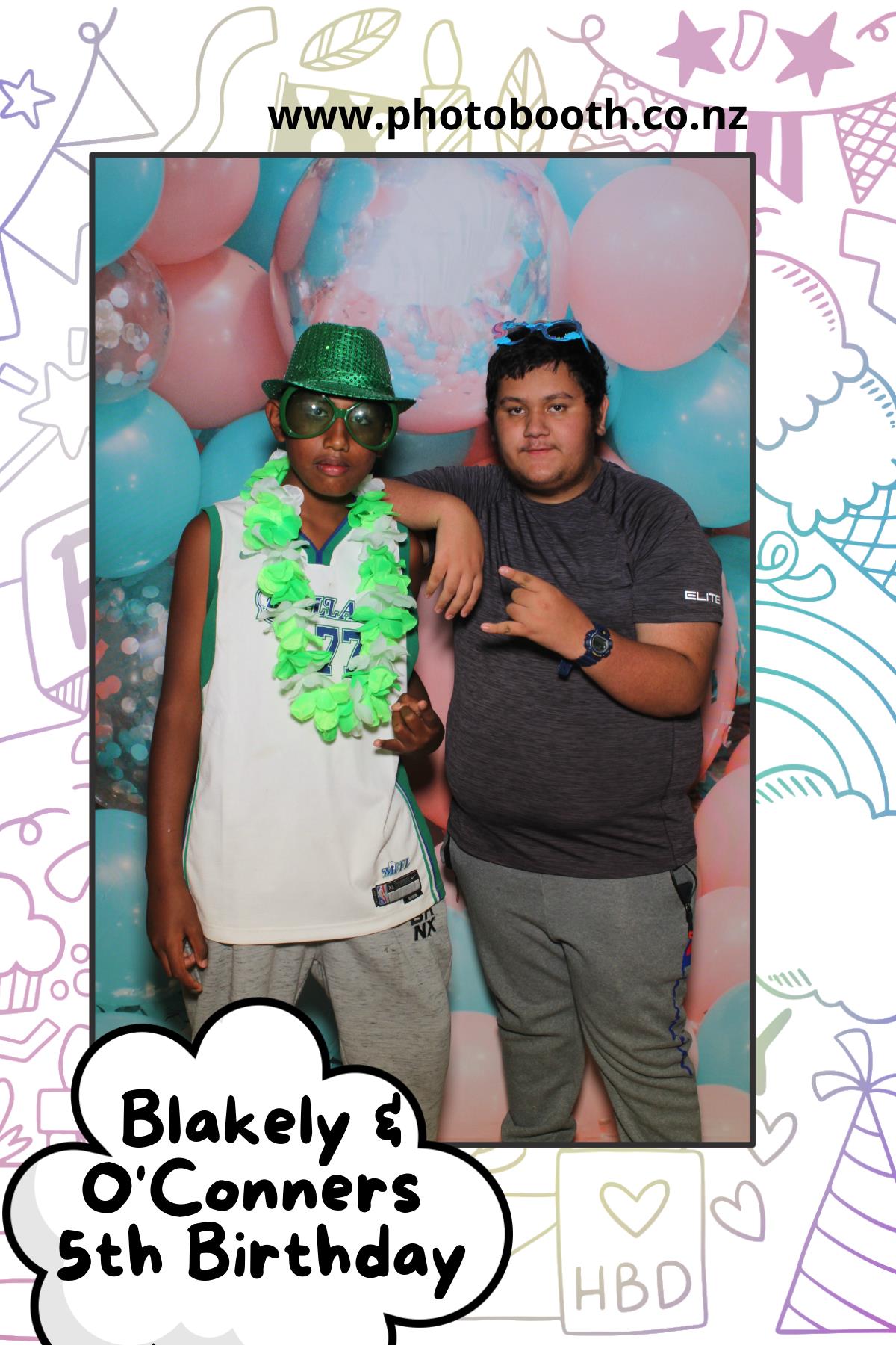 Blakely & O'Connor's 5th Birthday | View more photos from the event at gallery.photobooth.co.nz/u/SelfieCentral/Blakely-OConnors-5th-Birthday