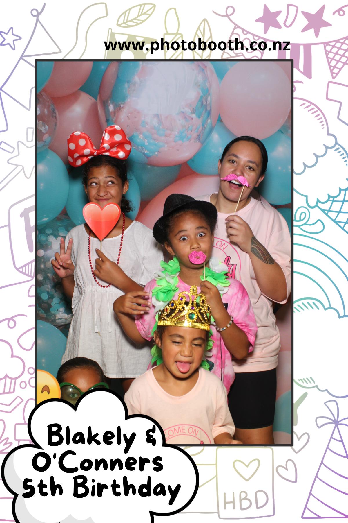 Blakely & O'Connor's 5th Birthday | View more photos from the event at gallery.photobooth.co.nz/u/SelfieCentral/Blakely-OConnors-5th-Birthday
