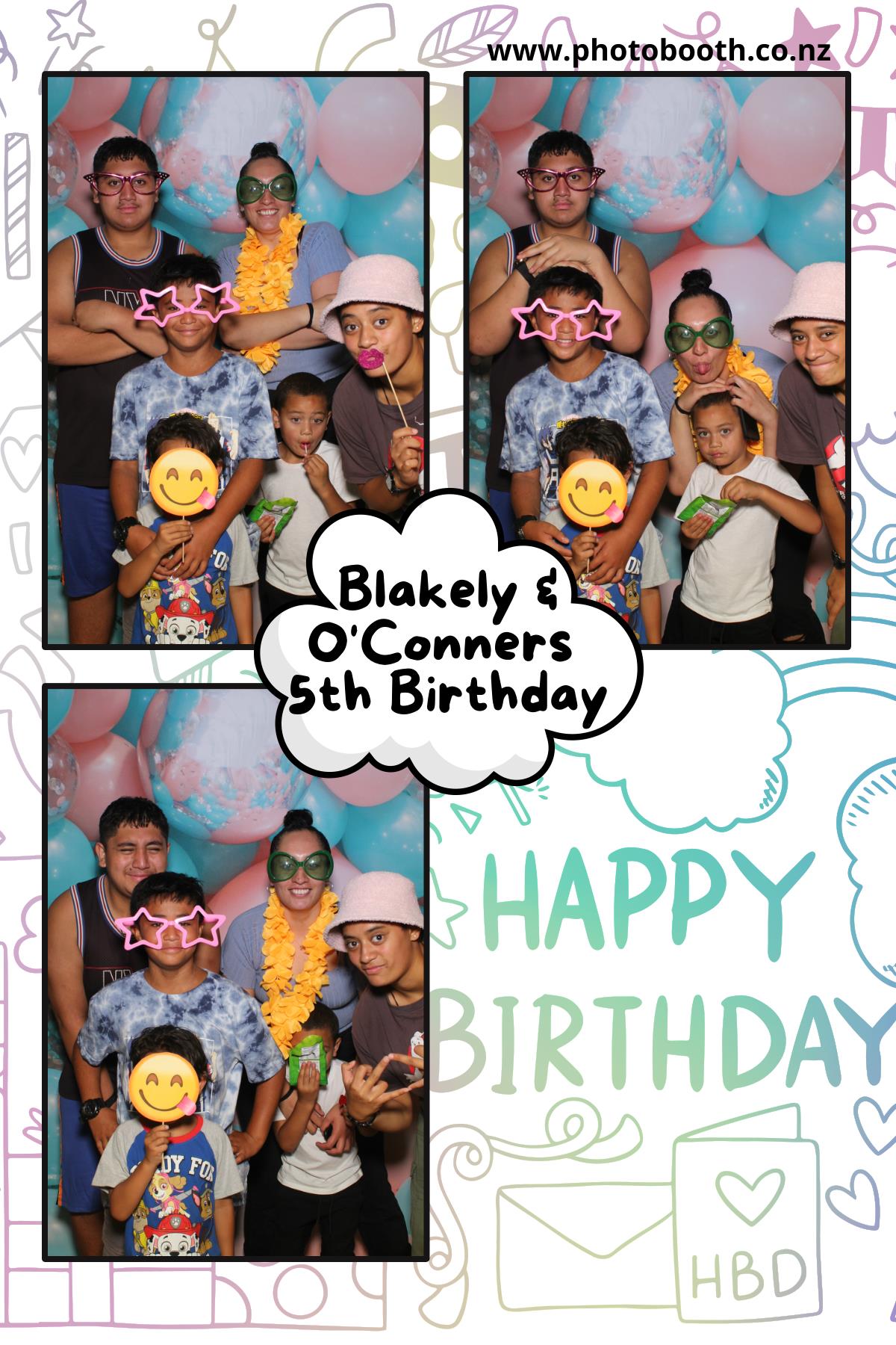 Blakely & O'Connor's 5th Birthday | View more photos from the event at gallery.photobooth.co.nz/u/SelfieCentral/Blakely-OConnors-5th-Birthday
