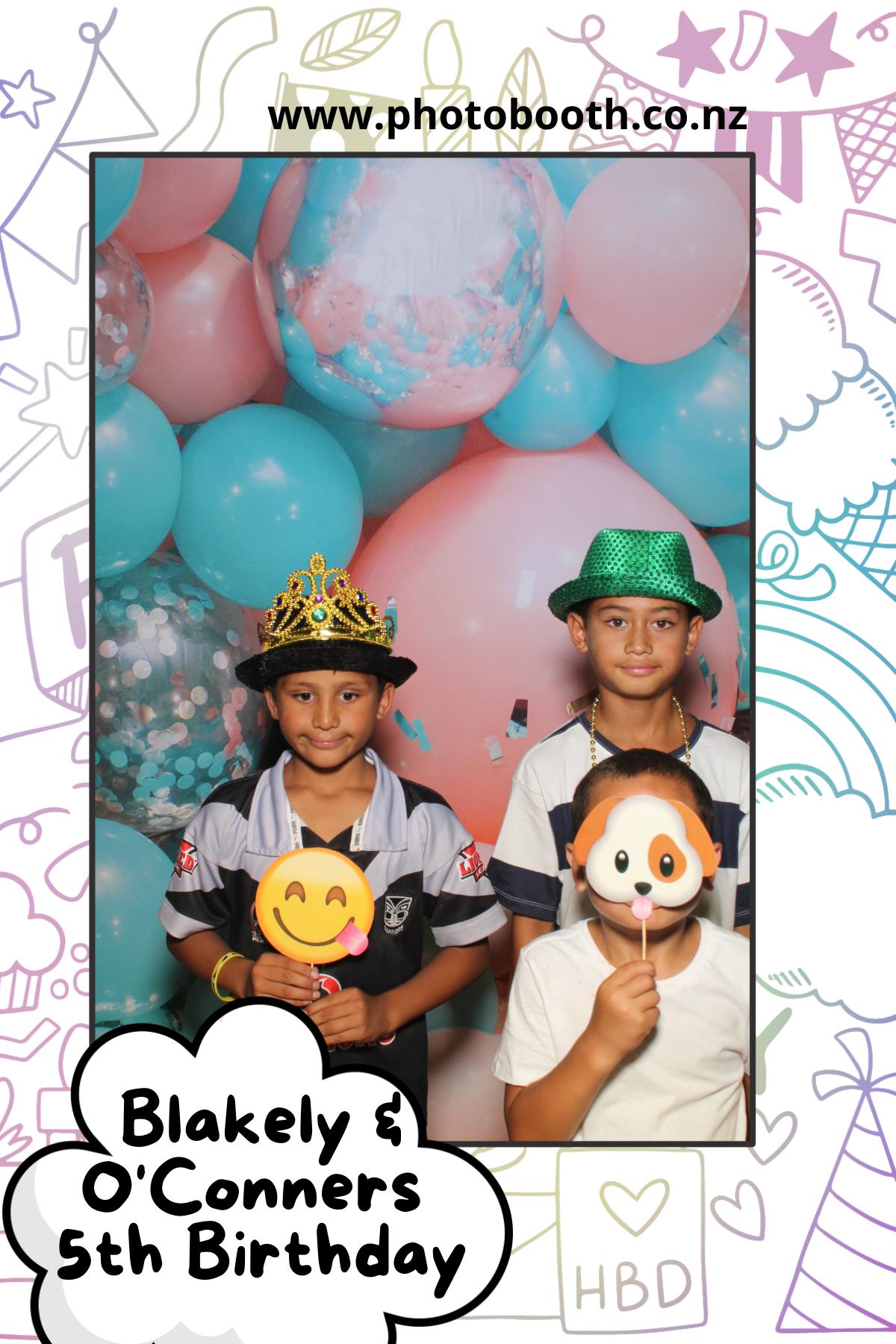 Blakely & O'Connor's 5th Birthday | View more photos from the event at gallery.photobooth.co.nz/u/SelfieCentral/Blakely-OConnors-5th-Birthday