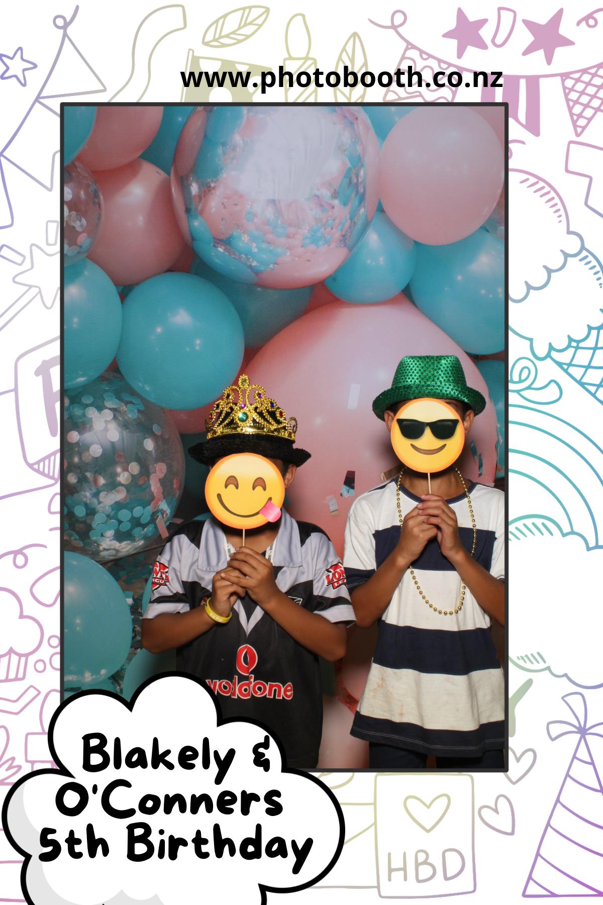 Blakely & O'Connor's 5th Birthday | View more photos from the event at gallery.photobooth.co.nz/u/SelfieCentral/Blakely-OConnors-5th-Birthday