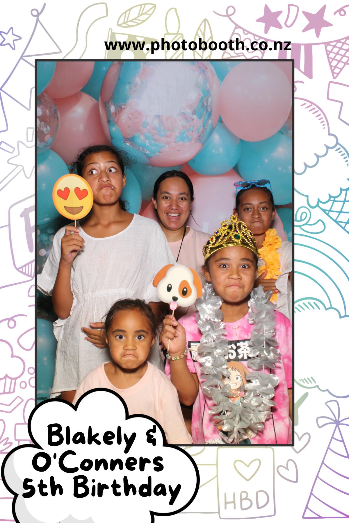 Blakely & O'Connor's 5th Birthday | View more photos from the event at gallery.photobooth.co.nz/u/SelfieCentral/Blakely-OConnors-5th-Birthday
