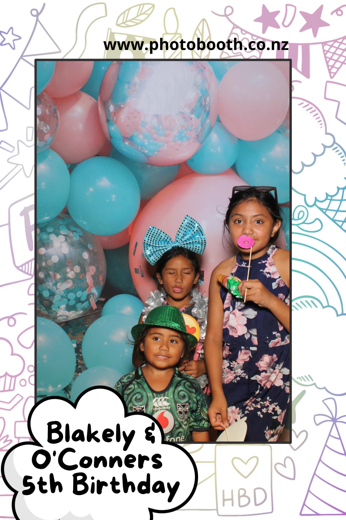 Blakely & O'Connor's 5th Birthday | View more photos from the event at gallery.photobooth.co.nz/u/SelfieCentral/Blakely-OConnors-5th-Birthday