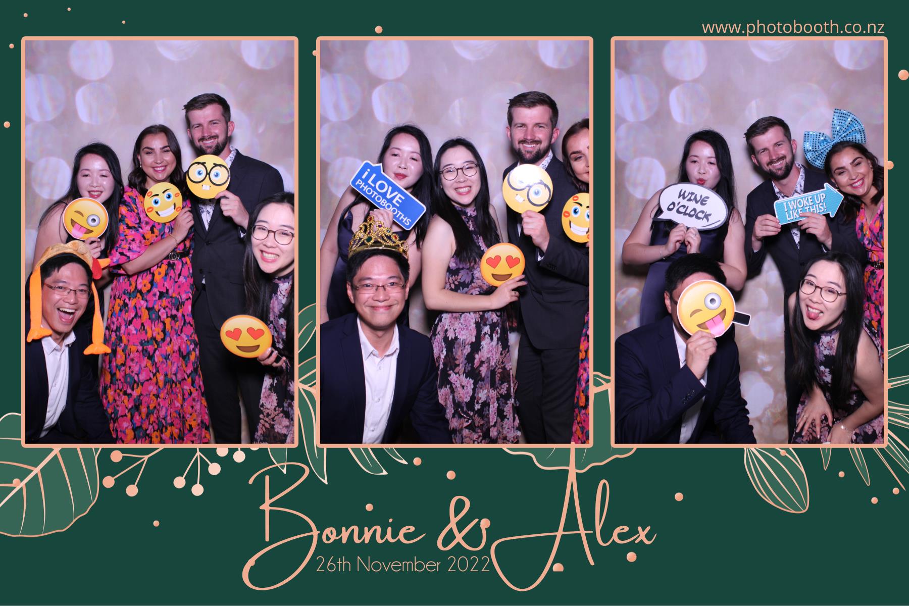 Bonnie & Alex's Wedding | View more photos from the event at gallery.photobooth.co.nz/u/SelfieCentral/Bonnie-Alexs-Wedding
