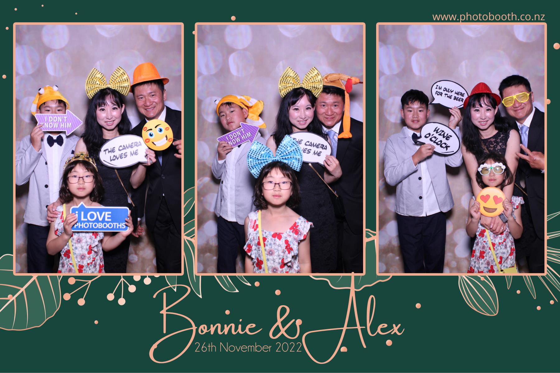 Bonnie & Alex's Wedding | View more photos from the event at gallery.photobooth.co.nz/u/SelfieCentral/Bonnie-Alexs-Wedding