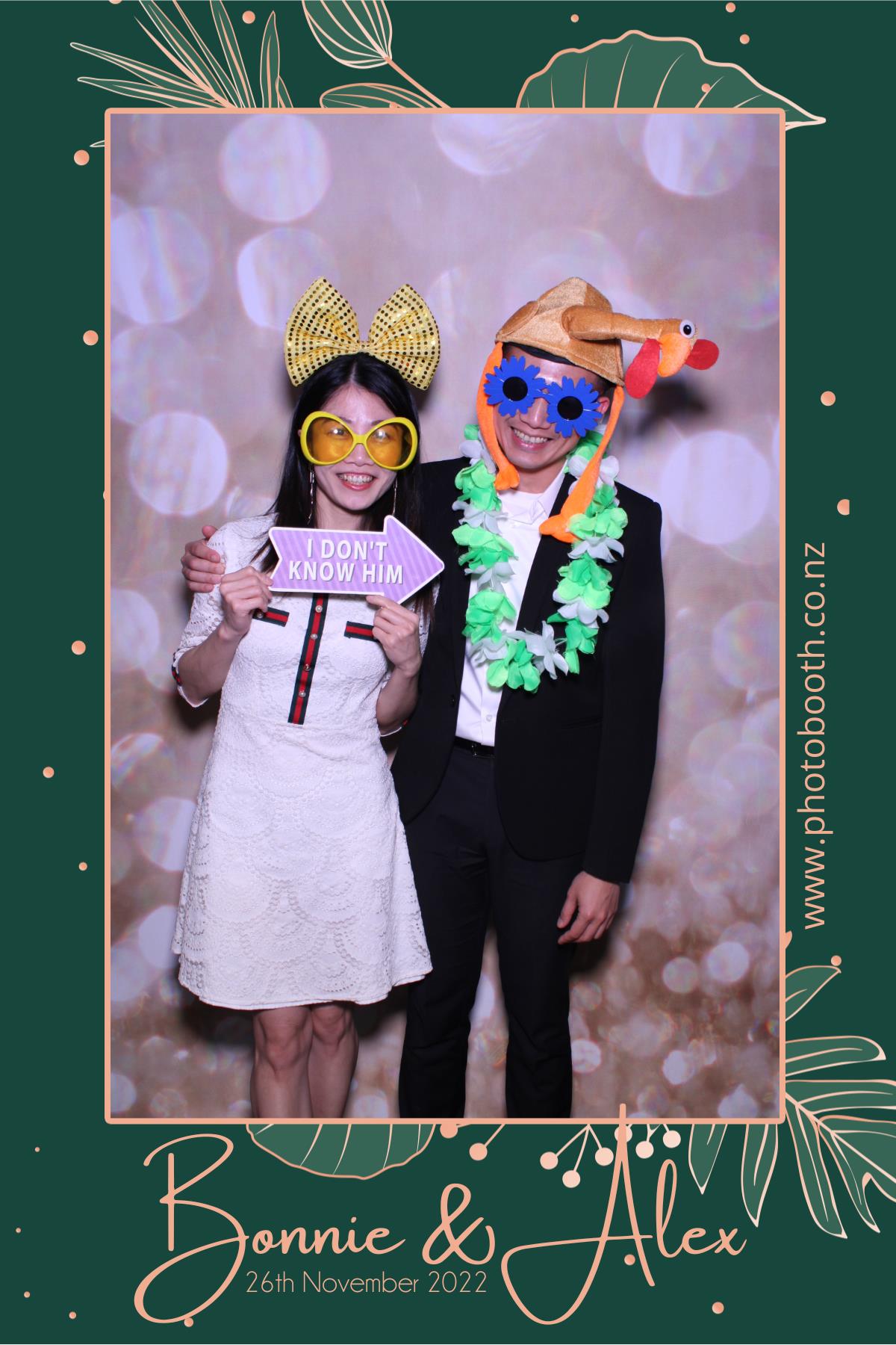 Bonnie & Alex's Wedding | View more photos from the event at gallery.photobooth.co.nz/u/SelfieCentral/Bonnie-Alexs-Wedding