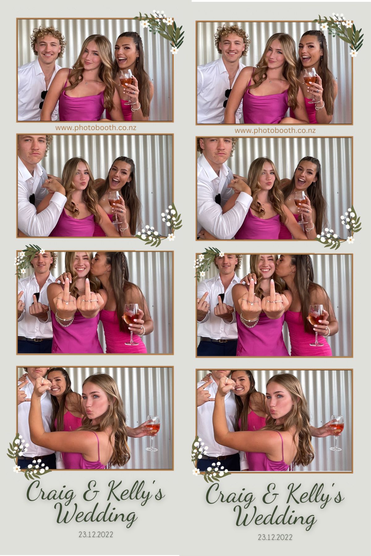 Craig & Kelly's Wedding | View more photos from the event at gallery.photobooth.co.nz/u/SelfieCentral/Craig-Kellys-Wedding