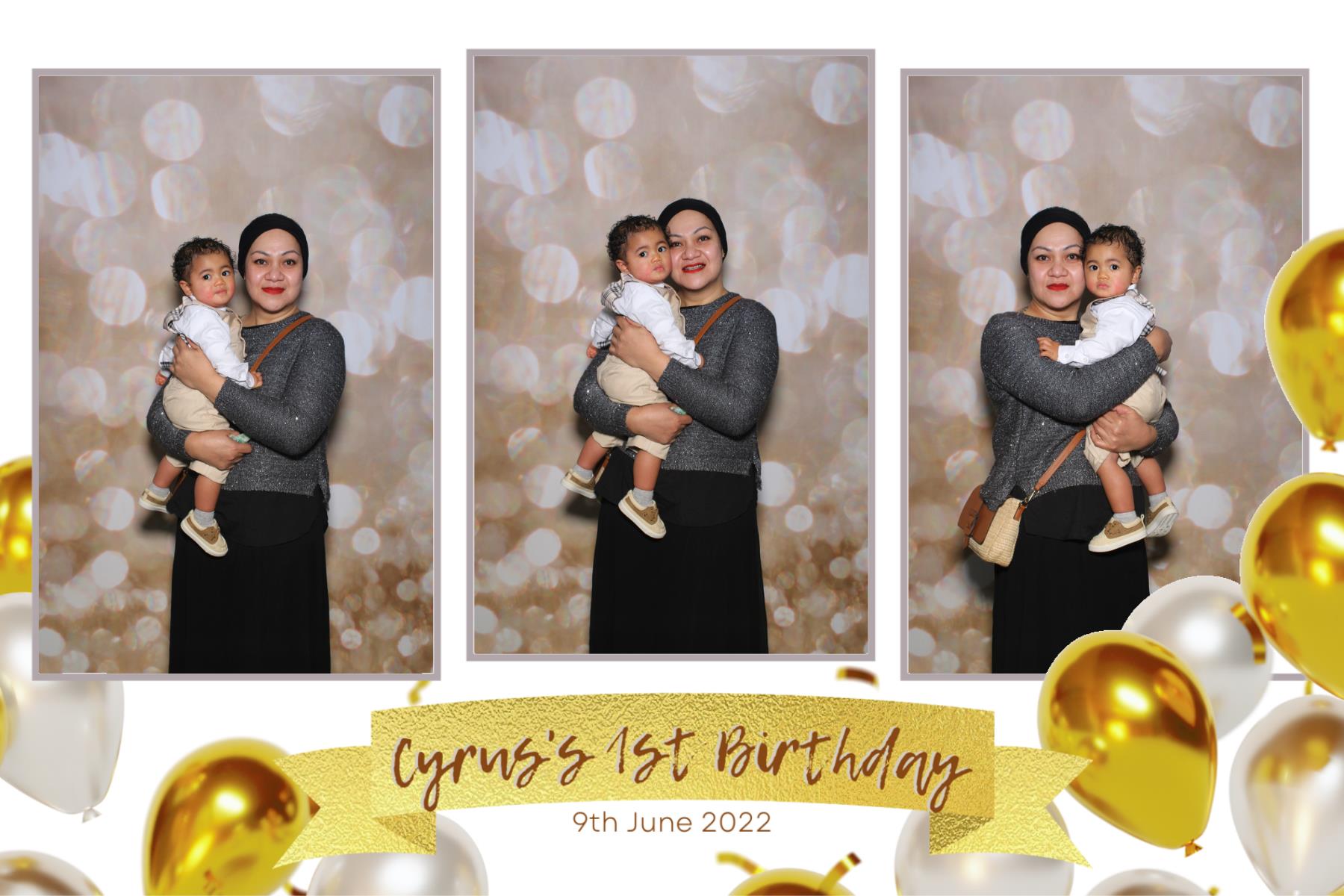 Cyrus's 1st Birthday | View more photos from the event at gallery.photobooth.co.nz/u/SelfieCentral/Cyruss-1st-Birthday