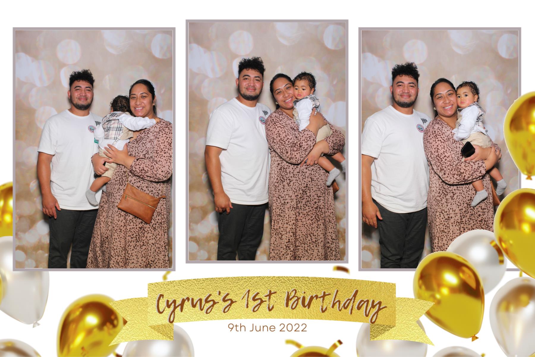 Cyrus's 1st Birthday | View more photos from the event at gallery.photobooth.co.nz/u/SelfieCentral/Cyruss-1st-Birthday