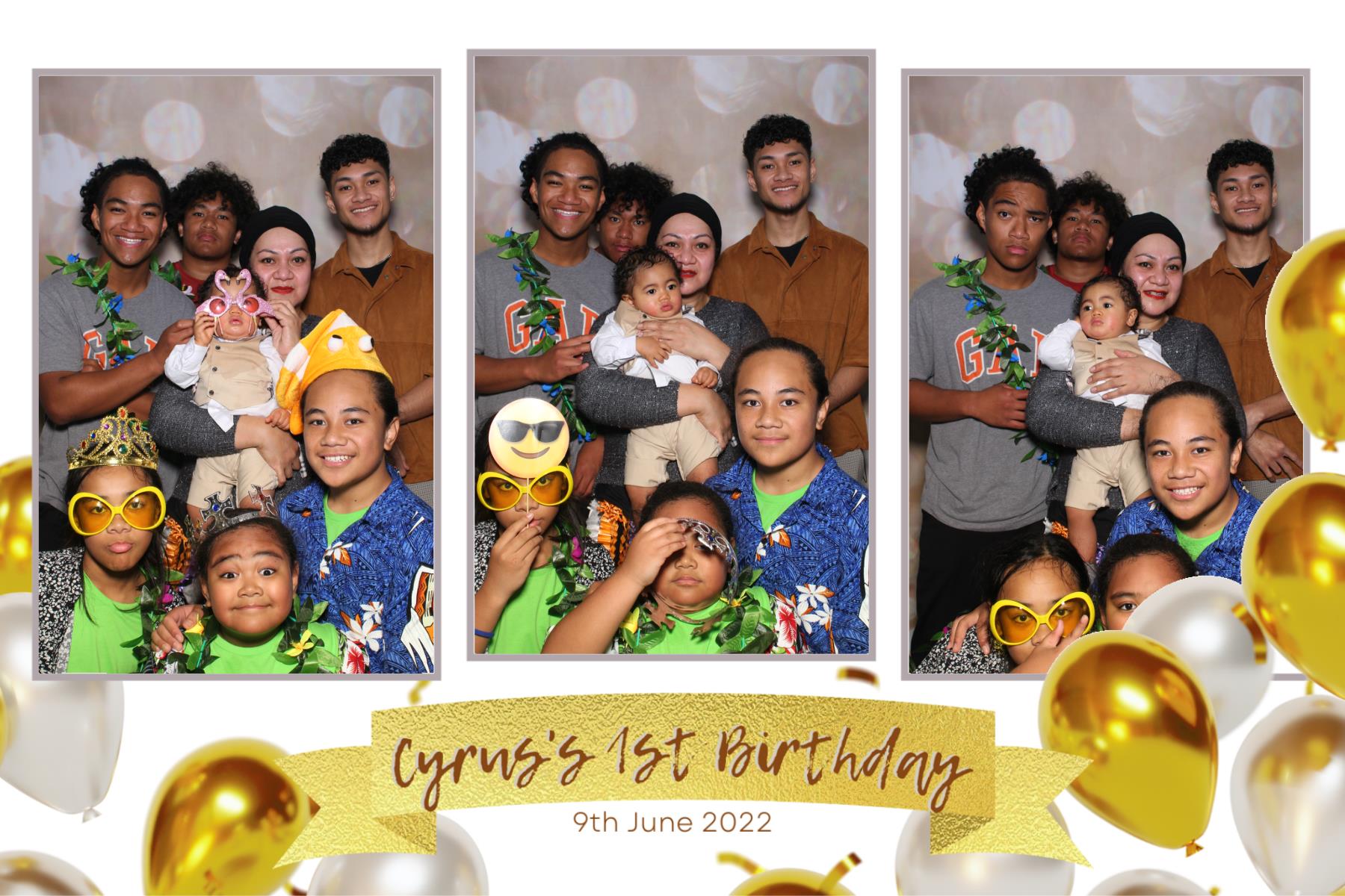 Cyrus's 1st Birthday | View more photos from the event at gallery.photobooth.co.nz/u/SelfieCentral/Cyruss-1st-Birthday
