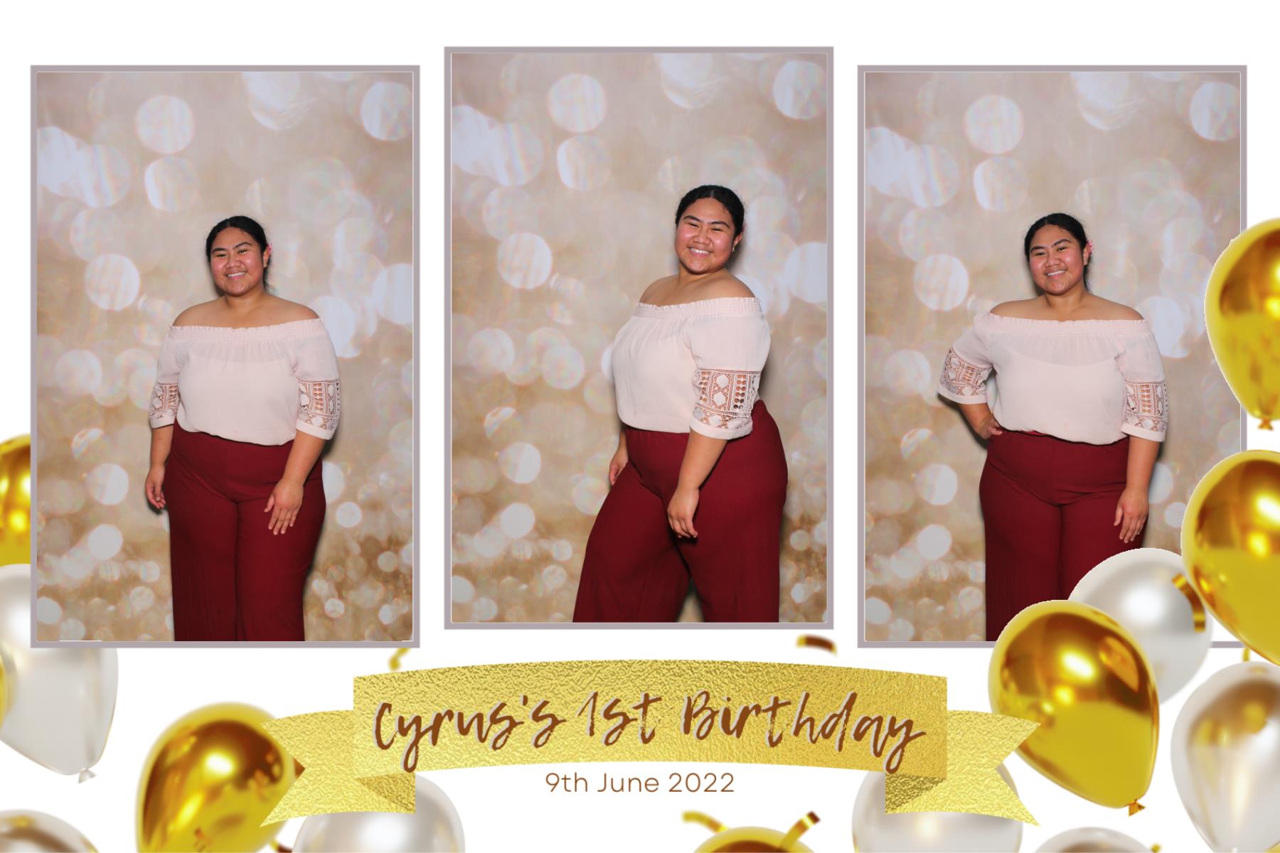 Cyrus's 1st Birthday | View more photos from the event at gallery.photobooth.co.nz/u/SelfieCentral/Cyruss-1st-Birthday