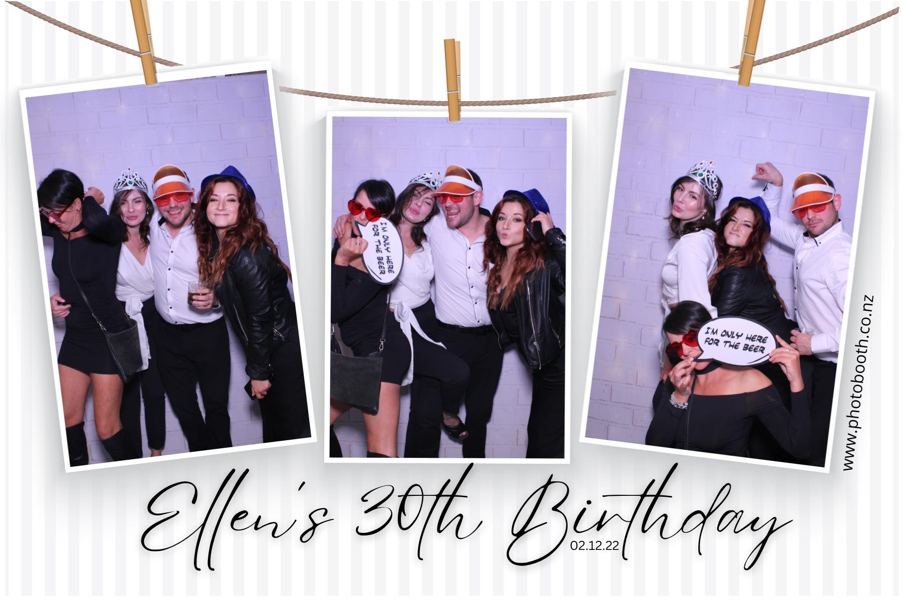 Ellen's 30th | View more photos from the event at gallery.photobooth.co.nz/u/SelfieCentral/Ellens-30th