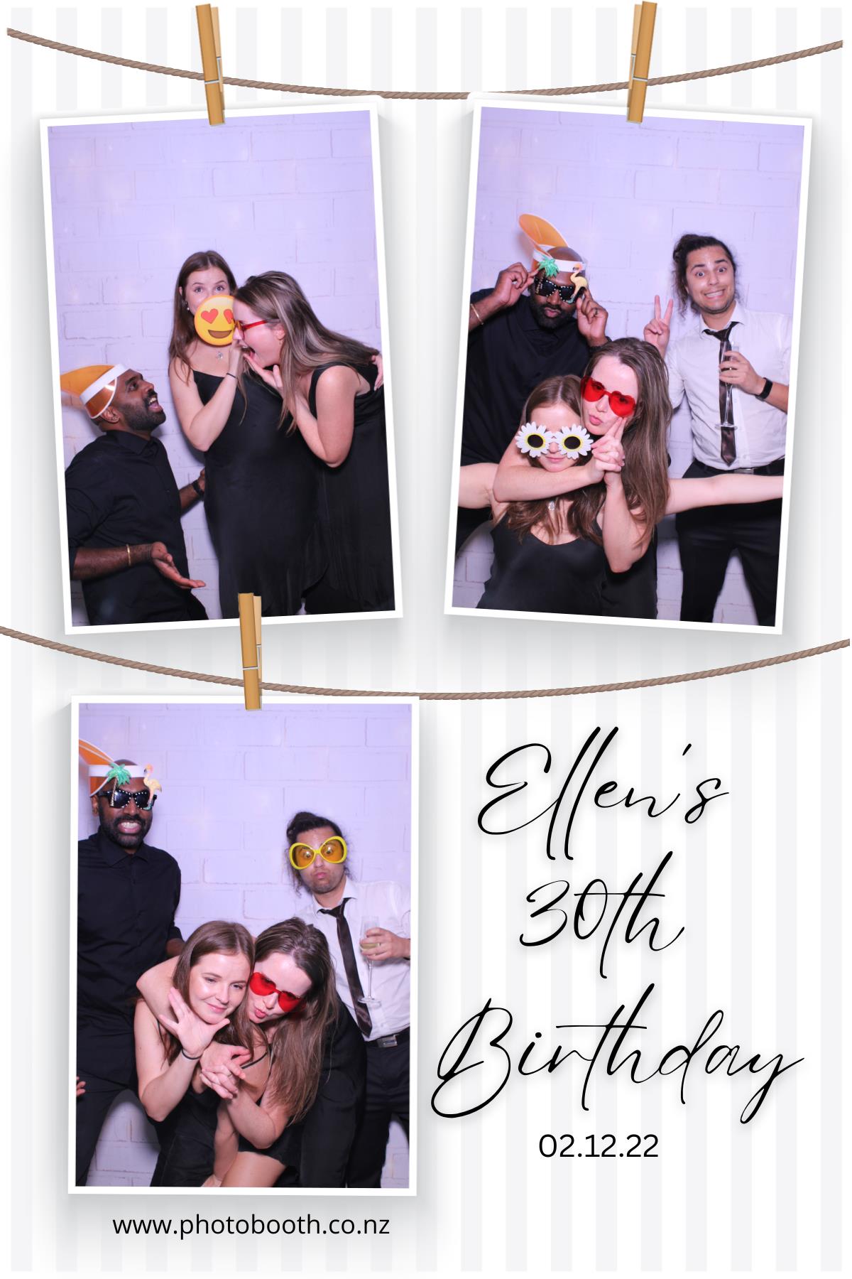 Ellen's 30th | View more photos from the event at gallery.photobooth.co.nz/u/SelfieCentral/Ellens-30th