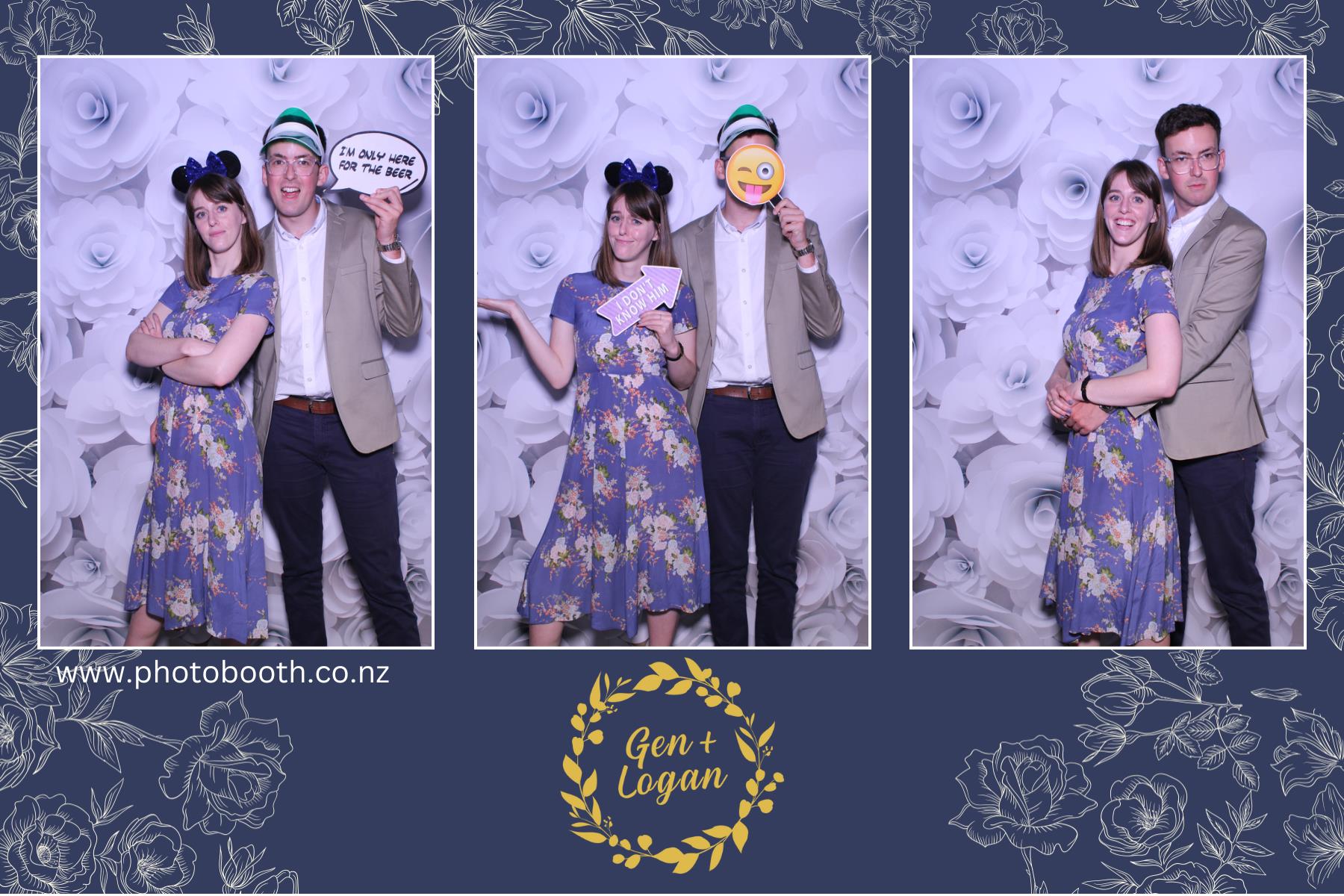 Genevieve & Logan's wedding | View more photos from the event at gallery.photobooth.co.nz/u/SelfieCentral/Genevieve-Logans-wedding