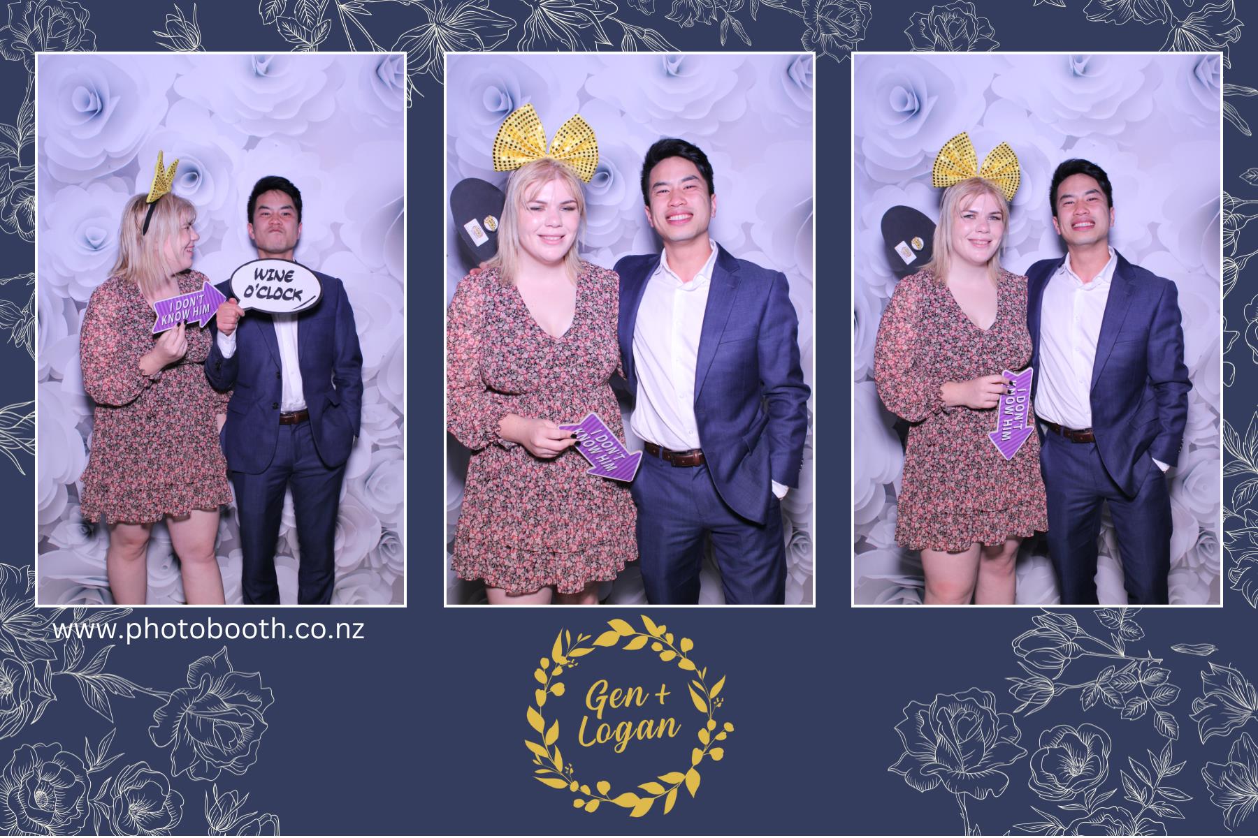 Genevieve & Logan's wedding | View more photos from the event at gallery.photobooth.co.nz/u/SelfieCentral/Genevieve-Logans-wedding