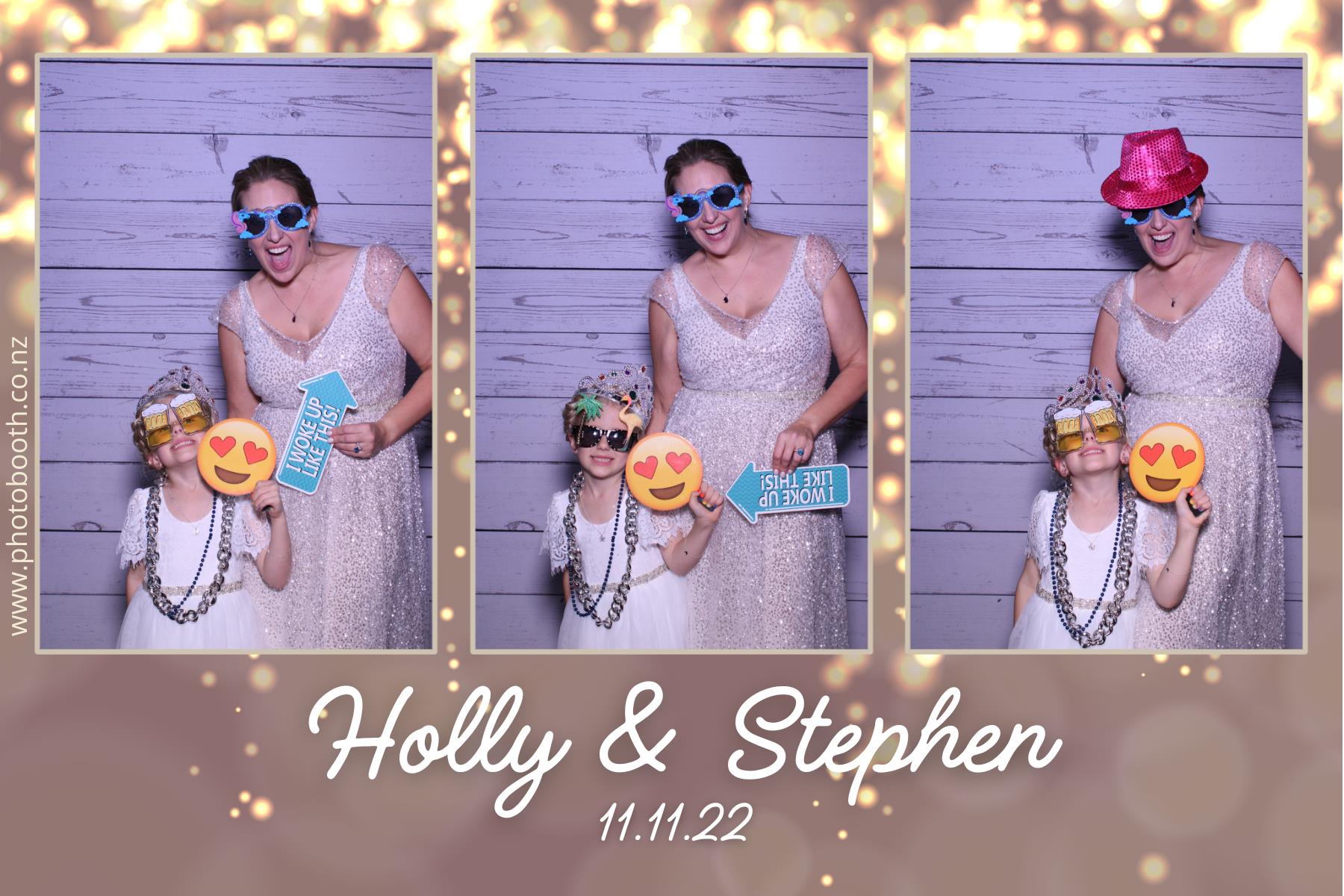 Holly & Stephen's Wedding | View more photos from the event at gallery.photobooth.co.nz/u/SelfieCentral/Holly-Stephens-Wedding