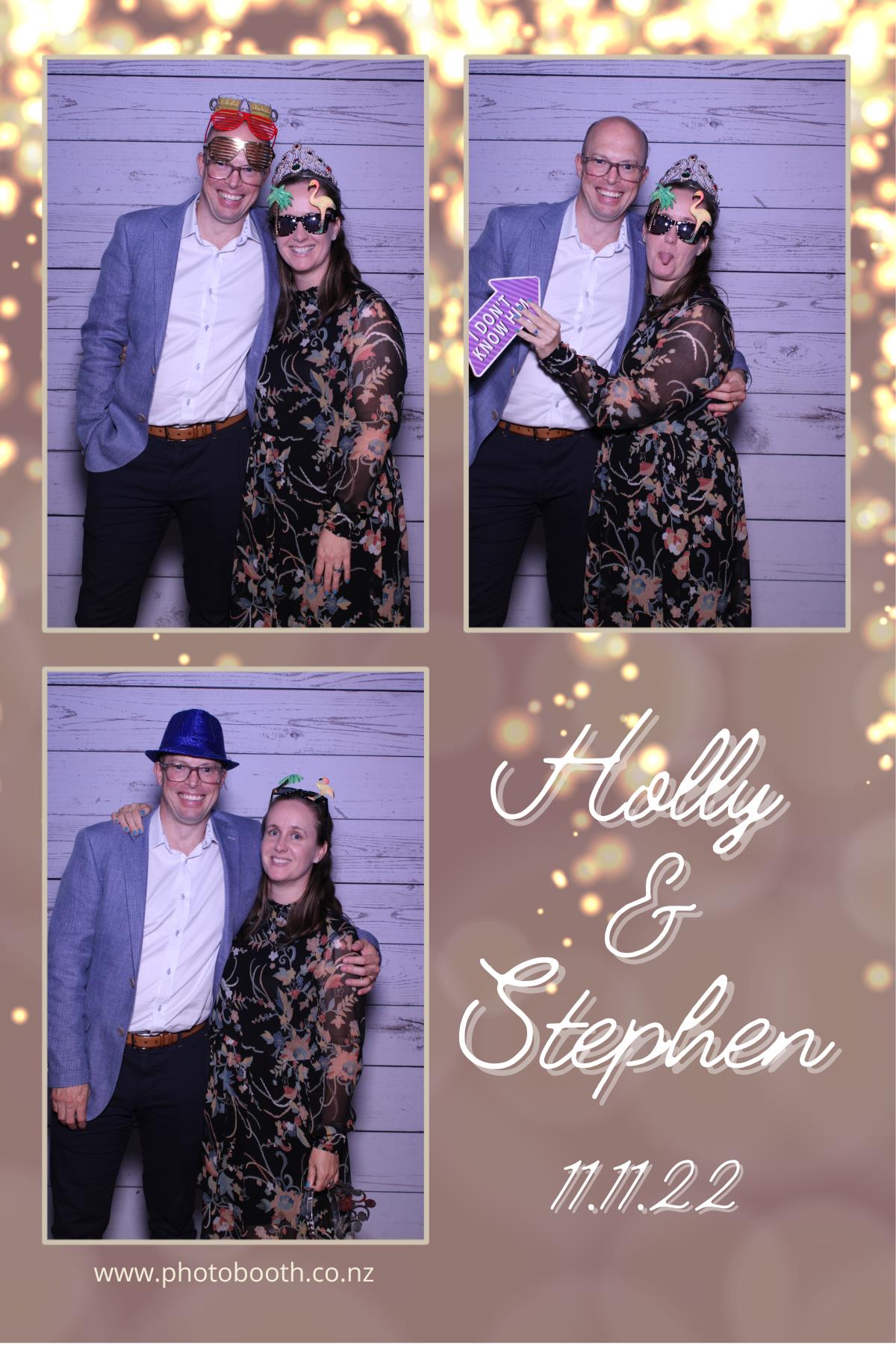 Holly & Stephen's Wedding | View more photos from the event at gallery.photobooth.co.nz/u/SelfieCentral/Holly-Stephens-Wedding