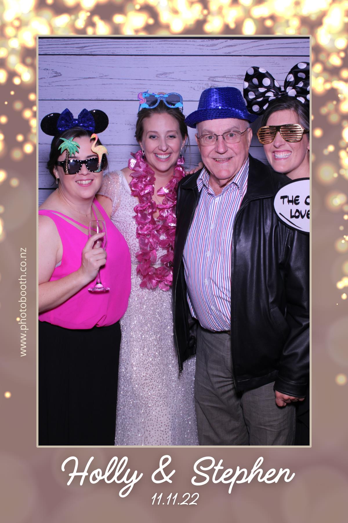 Holly & Stephen's Wedding | View more photos from the event at gallery.photobooth.co.nz/u/SelfieCentral/Holly-Stephens-Wedding