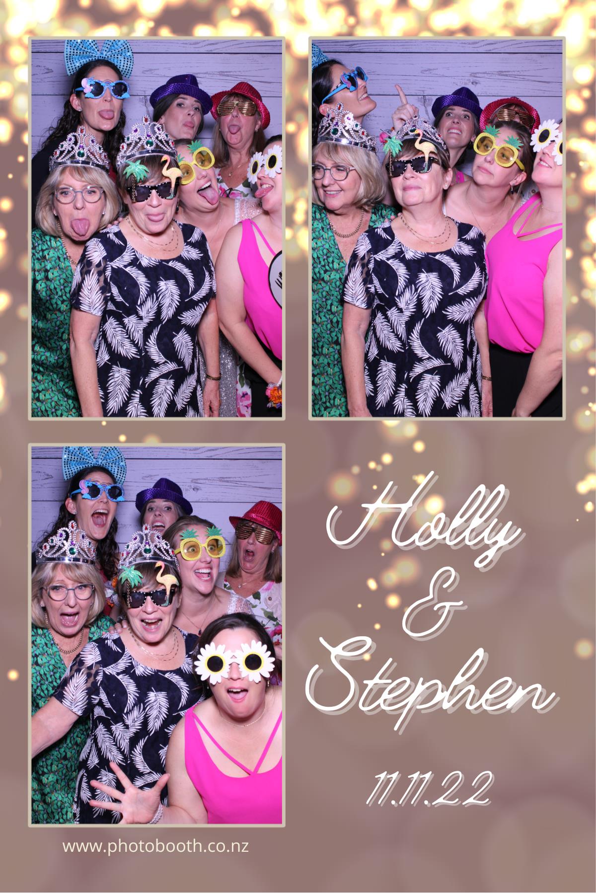 Holly & Stephen's Wedding | View more photos from the event at gallery.photobooth.co.nz/u/SelfieCentral/Holly-Stephens-Wedding