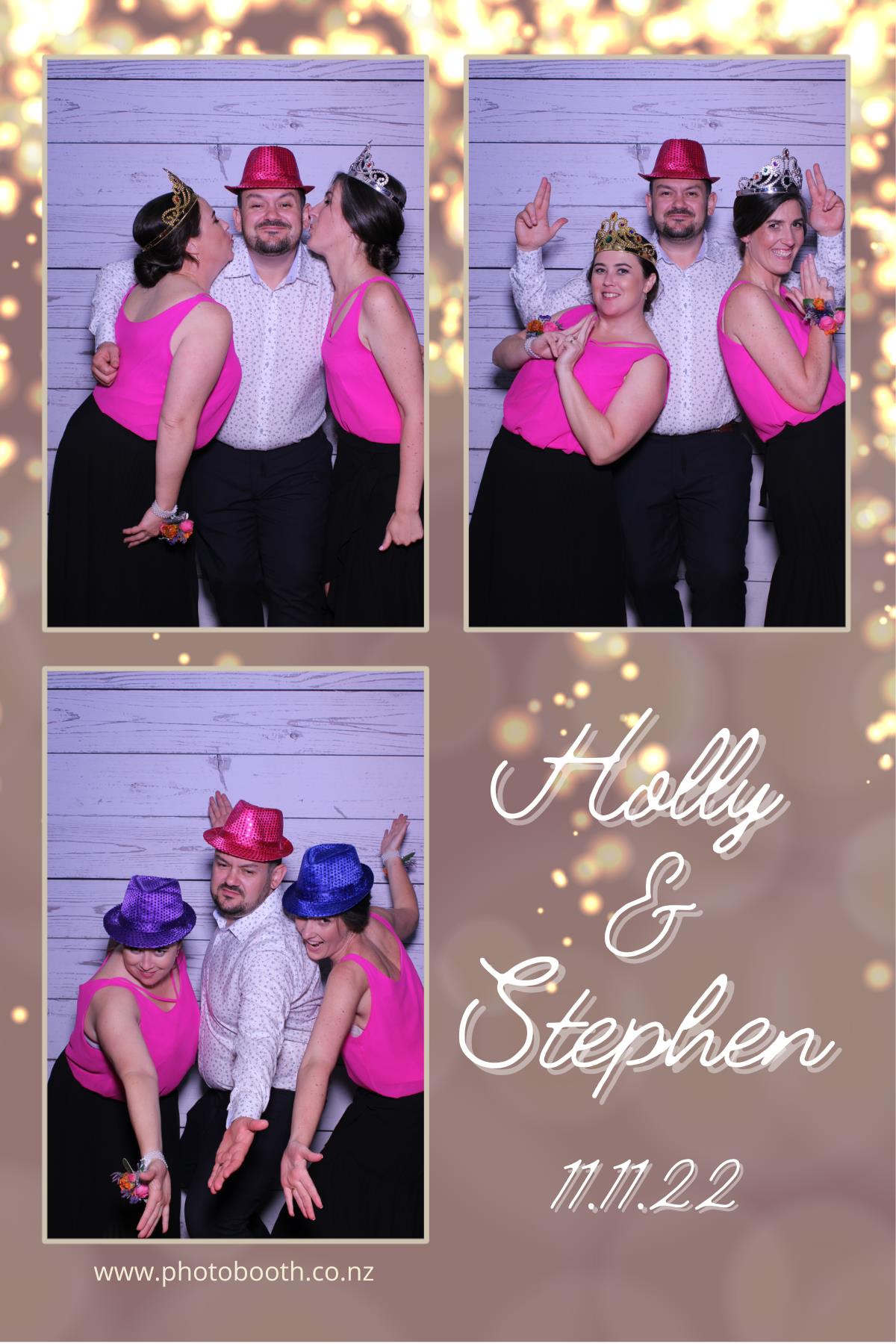 Holly & Stephen's Wedding | View more photos from the event at gallery.photobooth.co.nz/u/SelfieCentral/Holly-Stephens-Wedding