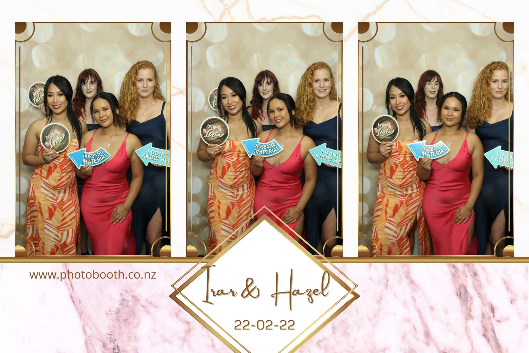 Irar & Hazel's Wedding | View more photos from the event at gallery.photobooth.co.nz/u/SelfieCentral/Irar-Hazels-Wedding