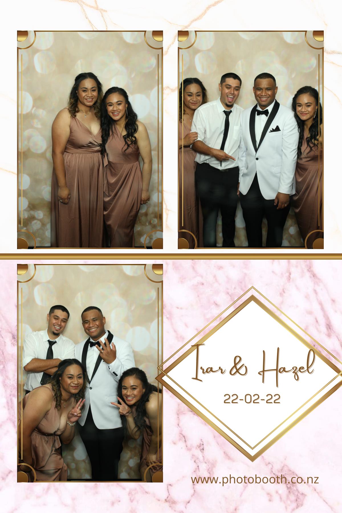 Irar & Hazel's Wedding | View more photos from the event at gallery.photobooth.co.nz/u/SelfieCentral/Irar-Hazels-Wedding