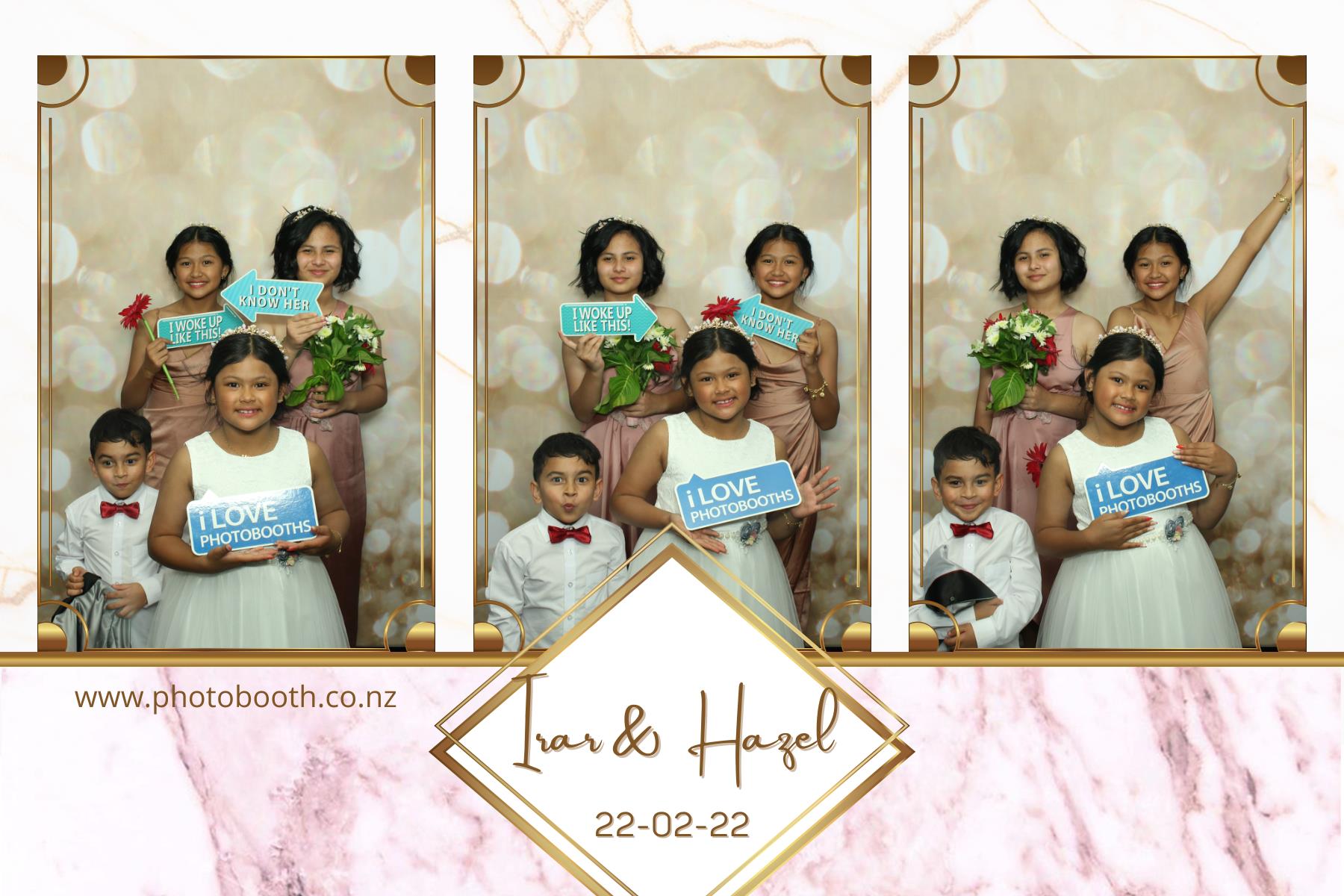 Irar & Hazel's Wedding | View more photos from the event at gallery.photobooth.co.nz/u/SelfieCentral/Irar-Hazels-Wedding