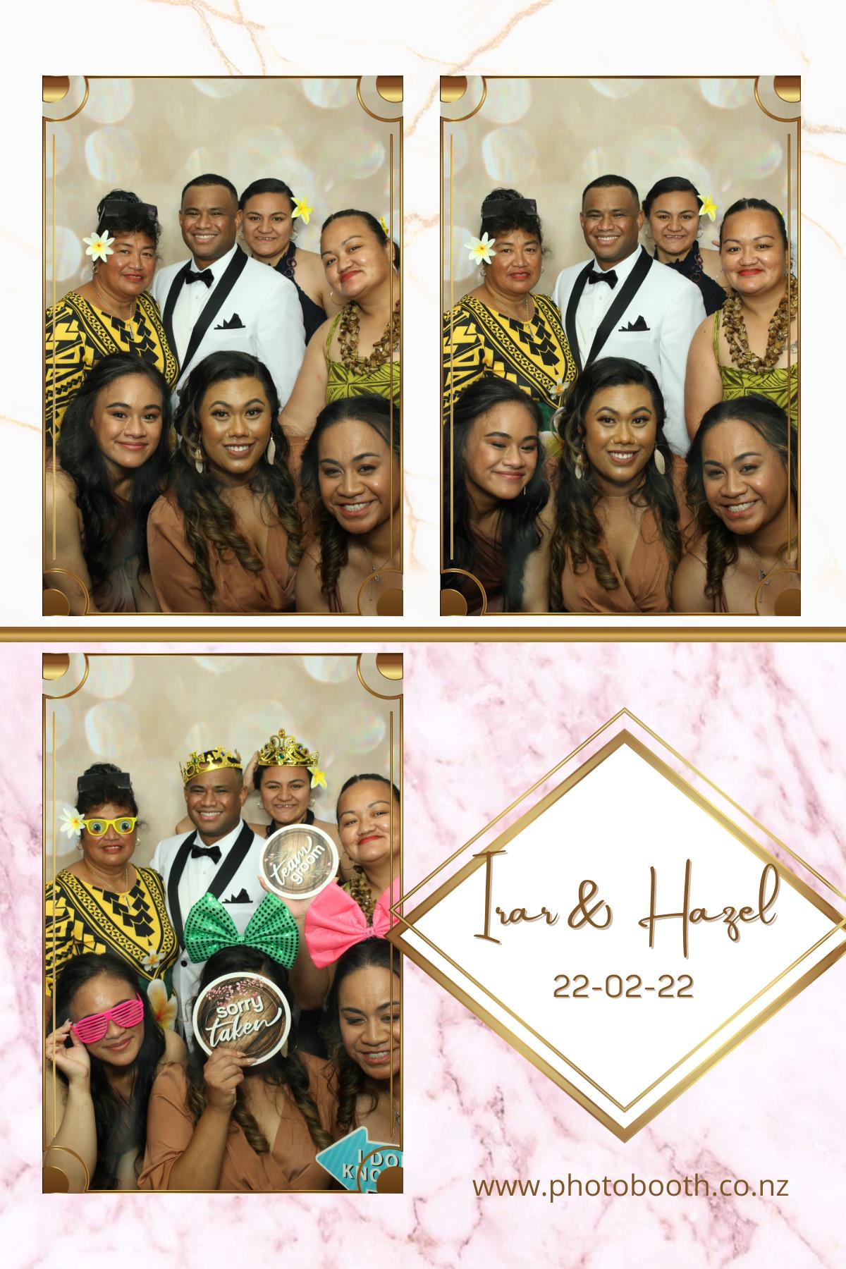 Irar & Hazel's Wedding | View more photos from the event at gallery.photobooth.co.nz/u/SelfieCentral/Irar-Hazels-Wedding