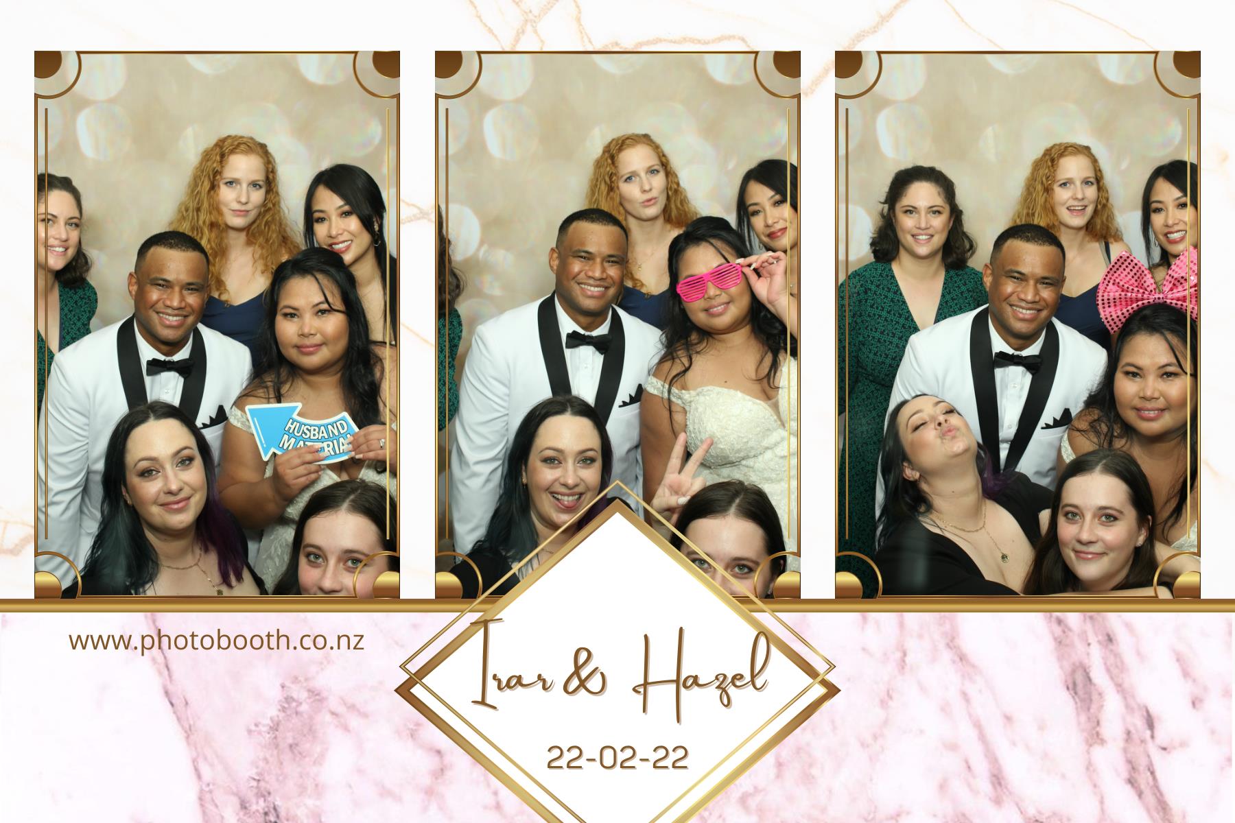 Irar & Hazel's Wedding | View more photos from the event at gallery.photobooth.co.nz/u/SelfieCentral/Irar-Hazels-Wedding