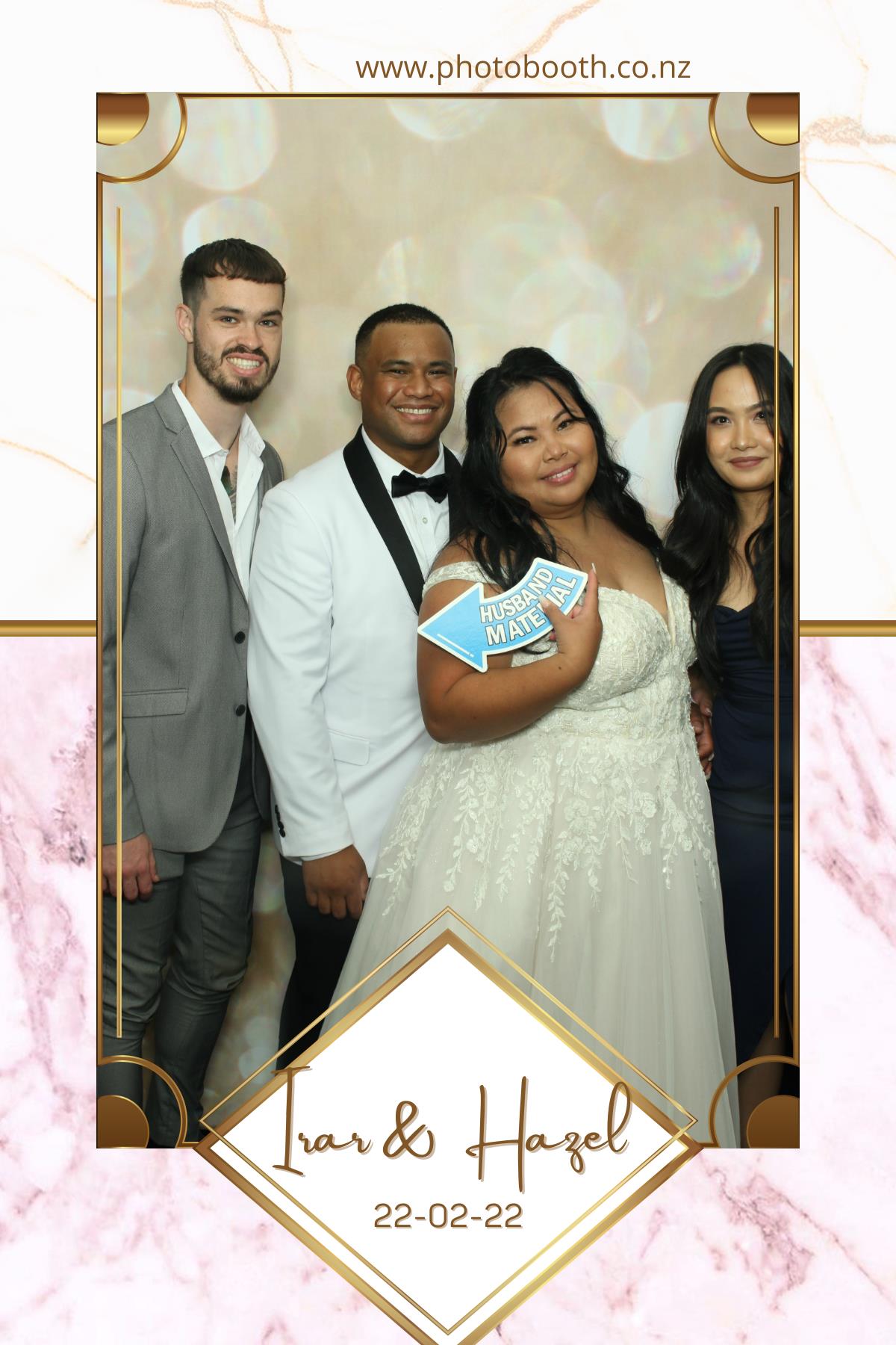Irar & Hazel's Wedding | View more photos from the event at gallery.photobooth.co.nz/u/SelfieCentral/Irar-Hazels-Wedding