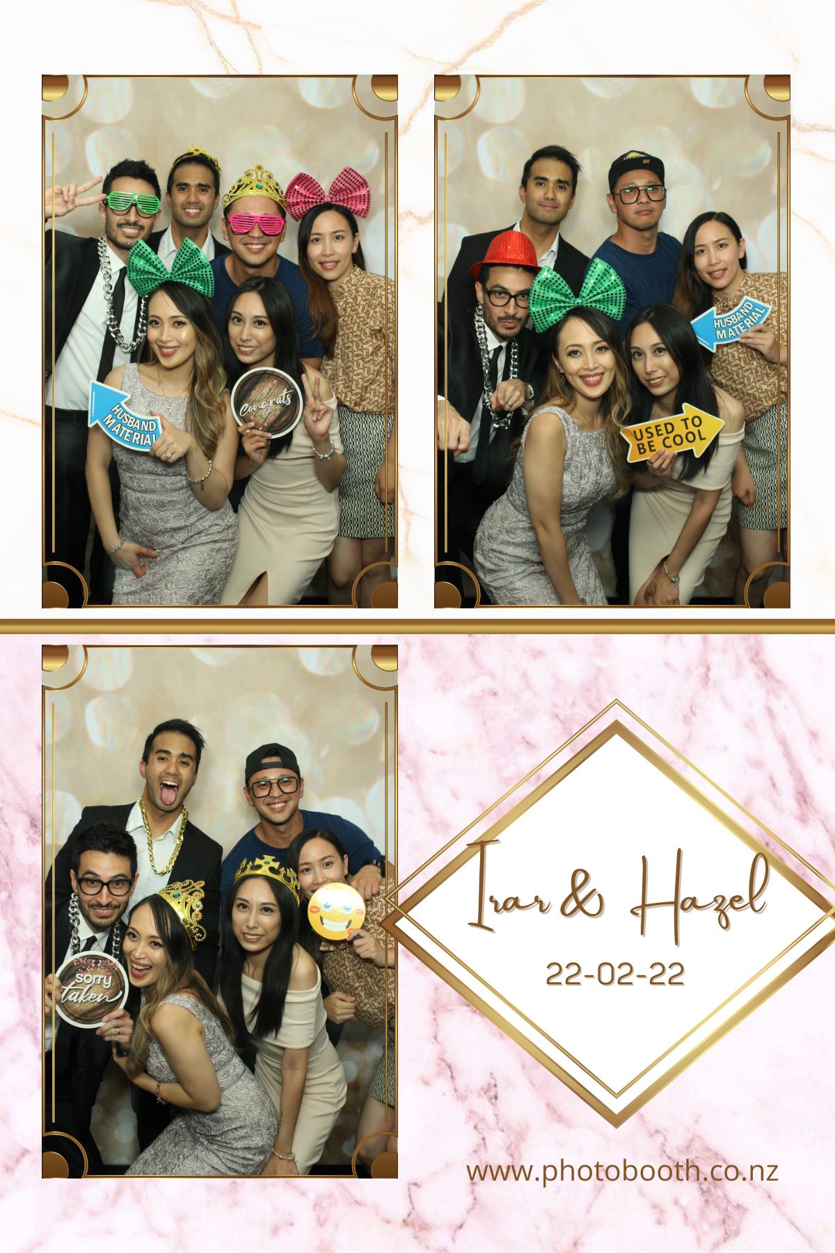 Irar & Hazel's Wedding | View more photos from the event at gallery.photobooth.co.nz/u/SelfieCentral/Irar-Hazels-Wedding
