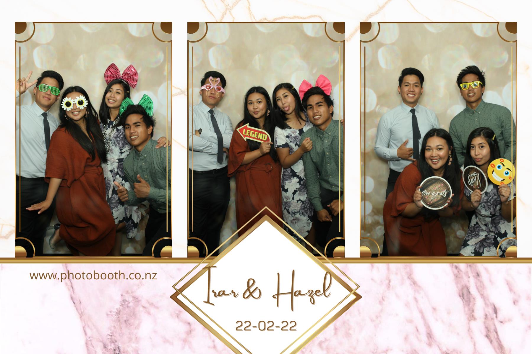 Irar & Hazel's Wedding | View more photos from the event at gallery.photobooth.co.nz/u/SelfieCentral/Irar-Hazels-Wedding
