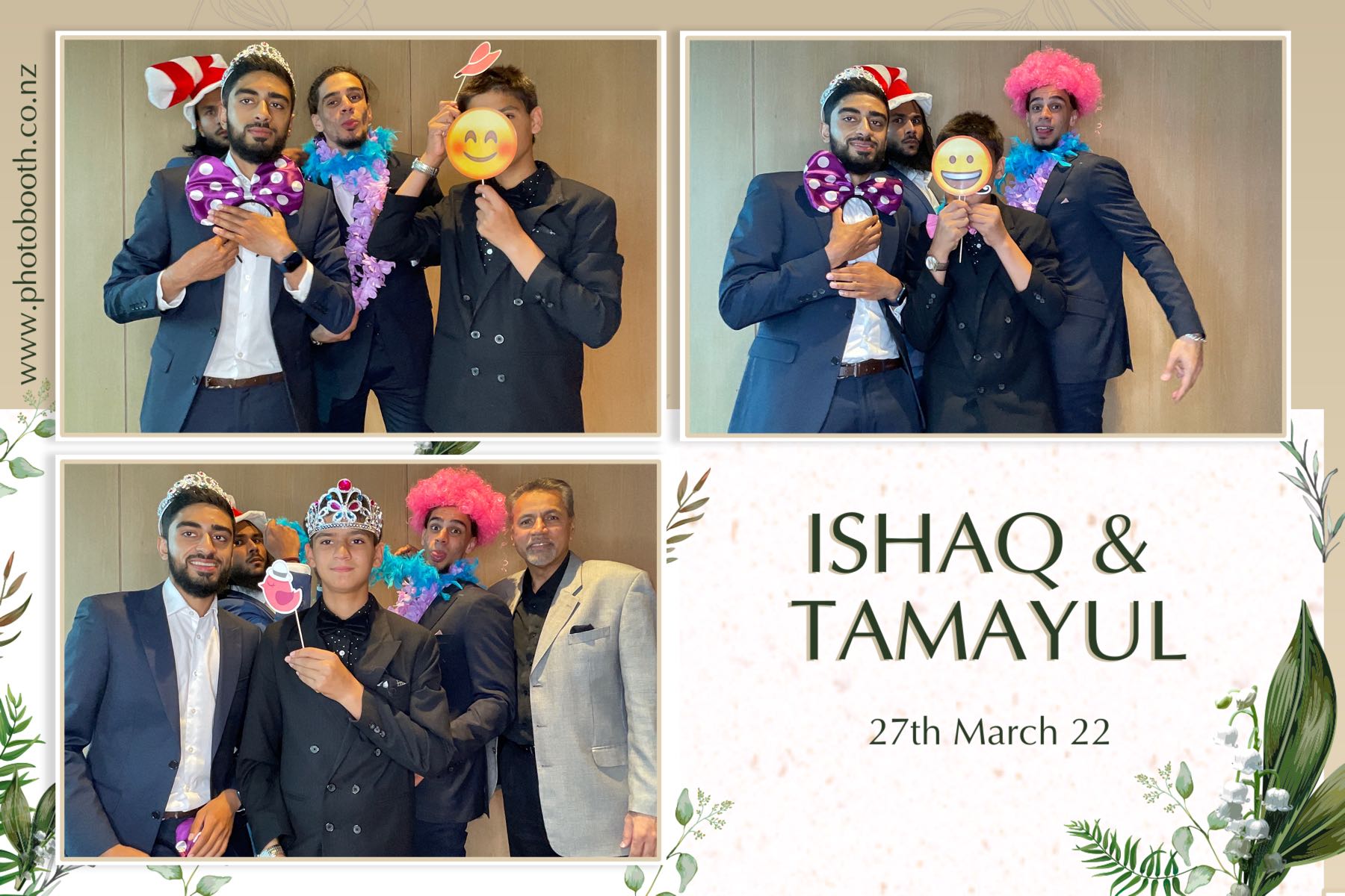 Ishaq & Tamayul's Wedding | View more photos from the event at gallery.photobooth.co.nz/u/SelfieCentral/Ishaq-Tamayuls-Wedding