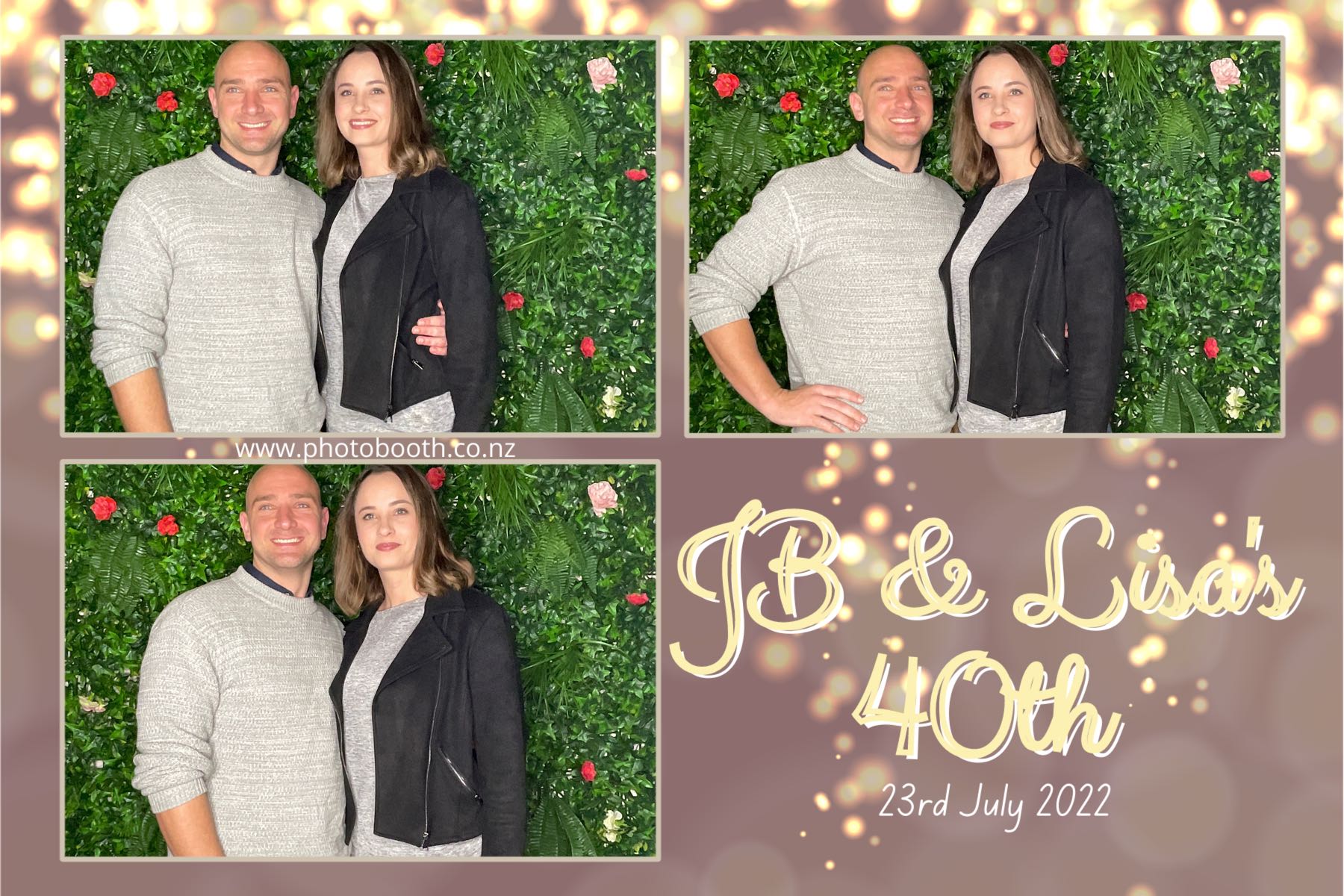 JB & Lisa's 40th Birthday | View more photos from the event at gallery.photobooth.co.nz/u/SelfieCentral/JB-Lisas-40th-Birthday