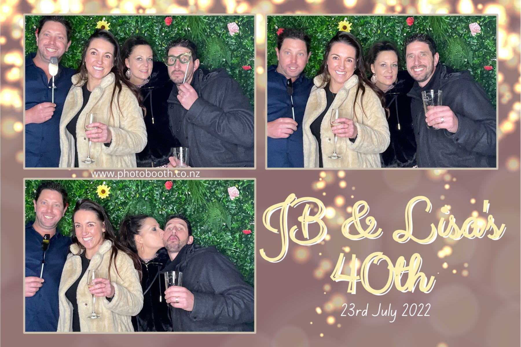 JB & Lisa's 40th Birthday | View more photos from the event at gallery.photobooth.co.nz/u/SelfieCentral/JB-Lisas-40th-Birthday