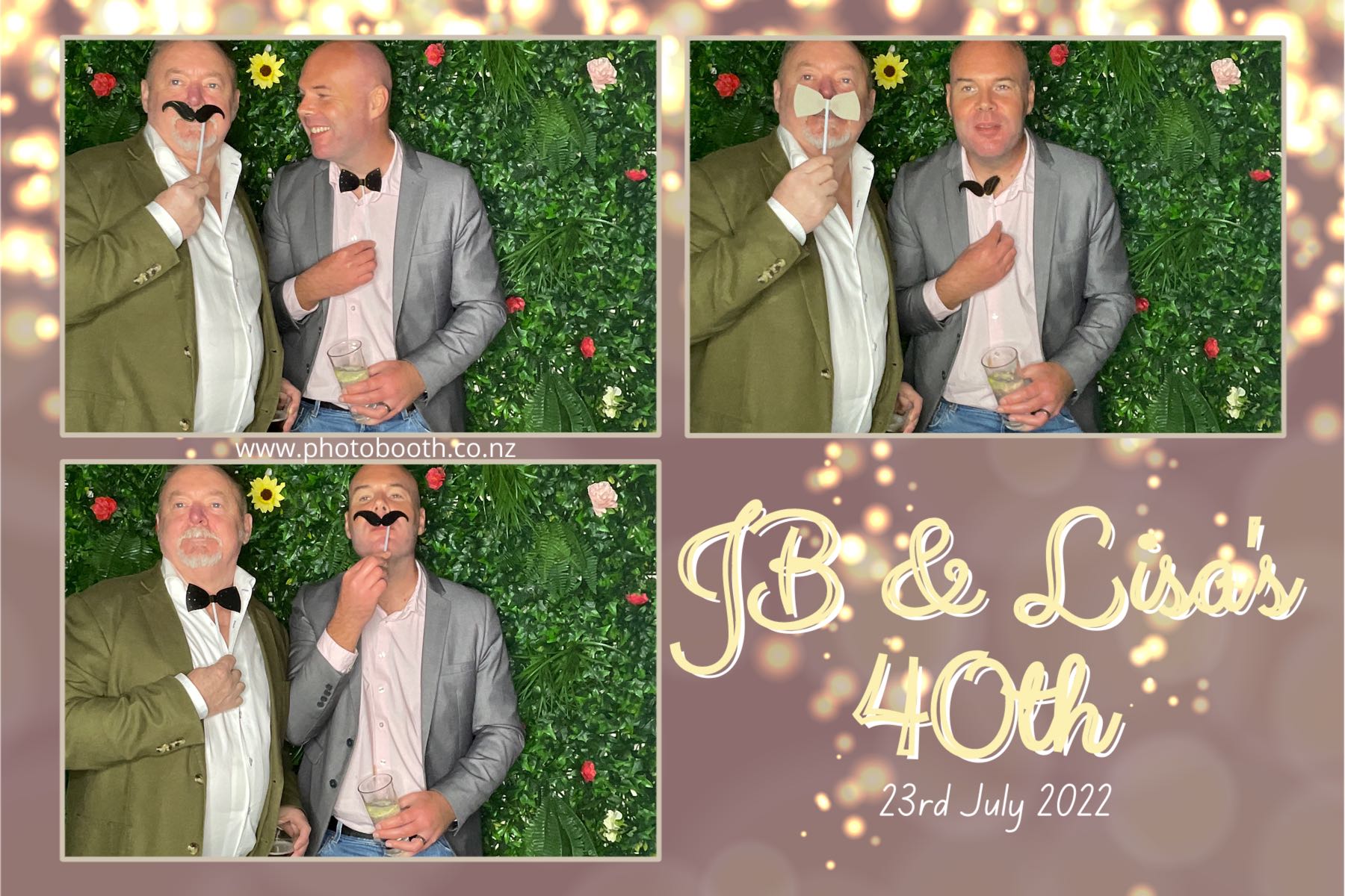JB & Lisa's 40th Birthday | View more photos from the event at gallery.photobooth.co.nz/u/SelfieCentral/JB-Lisas-40th-Birthday