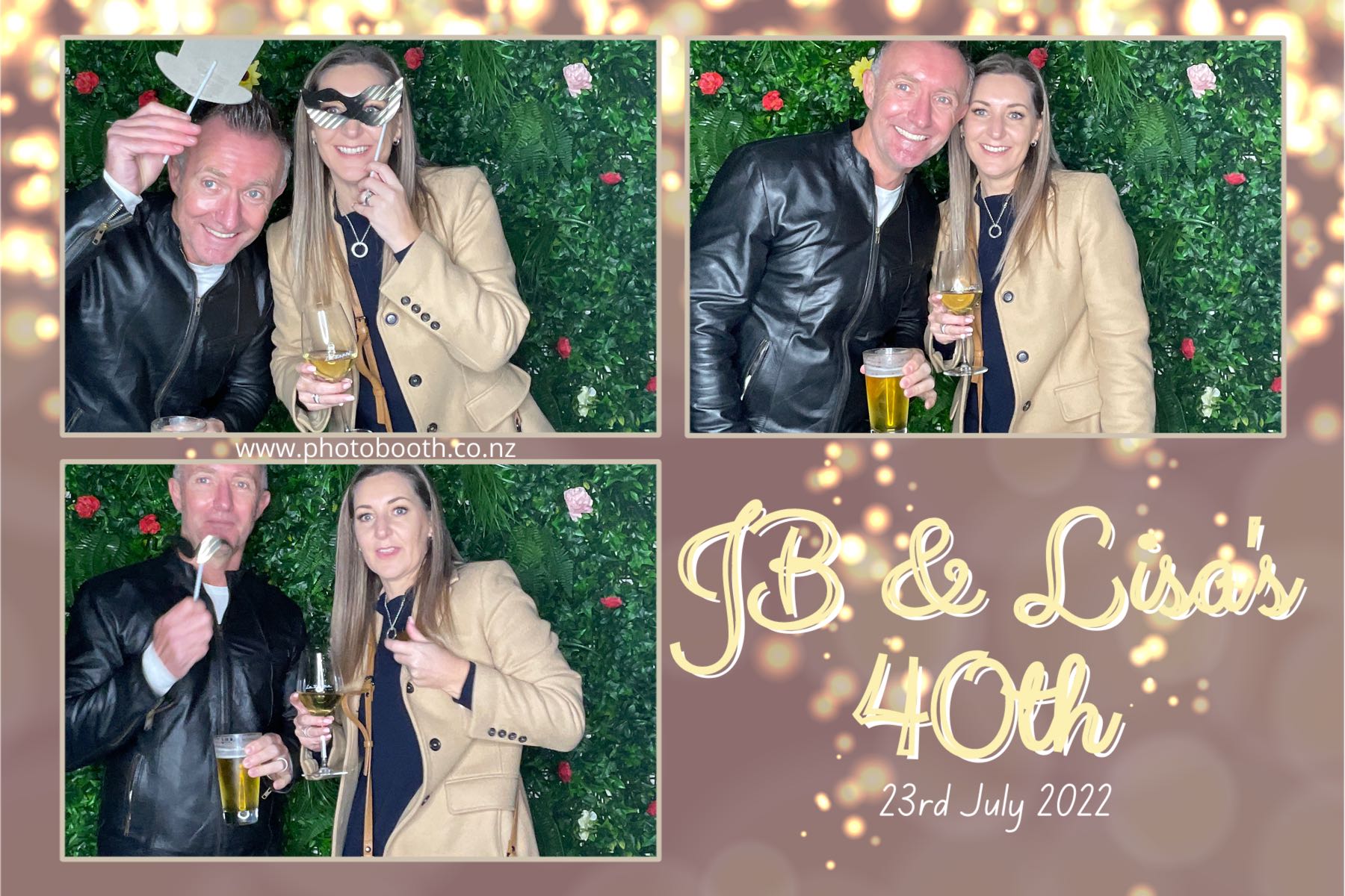 JB & Lisa's 40th Birthday | View more photos from the event at gallery.photobooth.co.nz/u/SelfieCentral/JB-Lisas-40th-Birthday